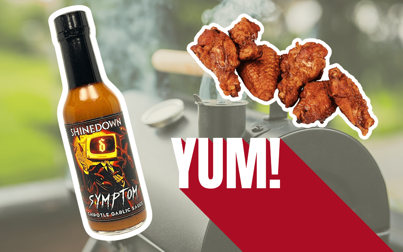 Shinedown Chipotle Garlic Smoked Wings - TorchBearer Sauces