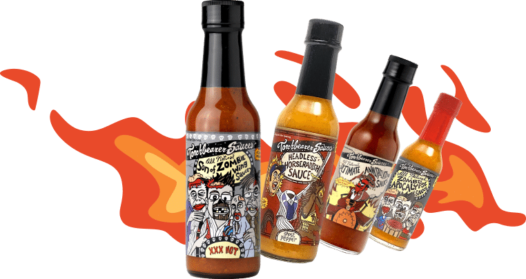 Ghost Pepper Sauces - TorchBearer Sauces