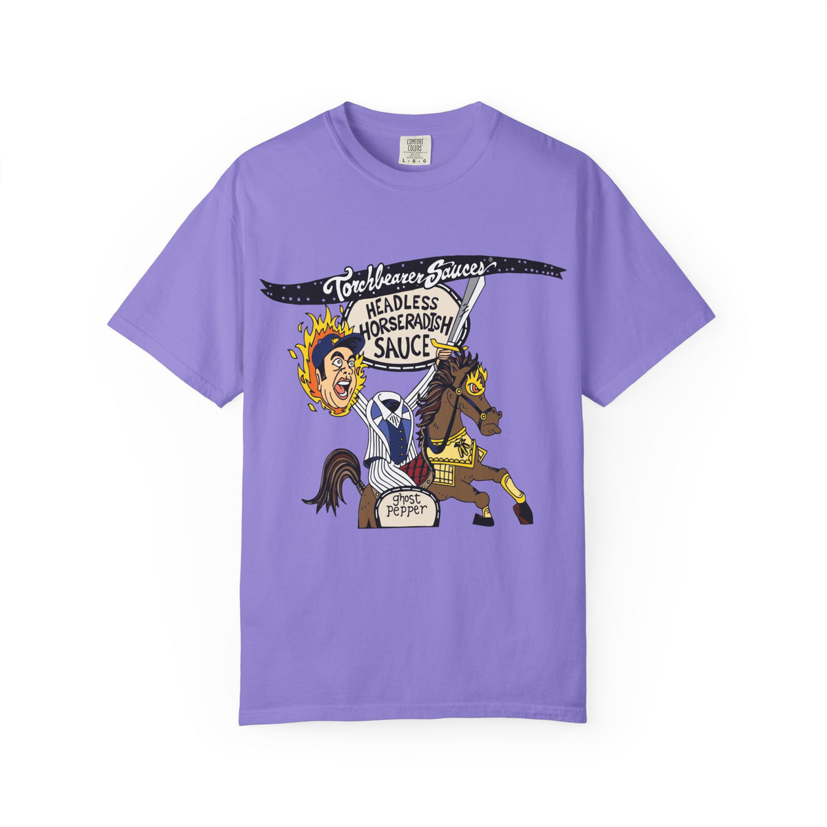 Headless Horseradish Character T-Shirt (multiple colors available) - TorchBearer Sauces