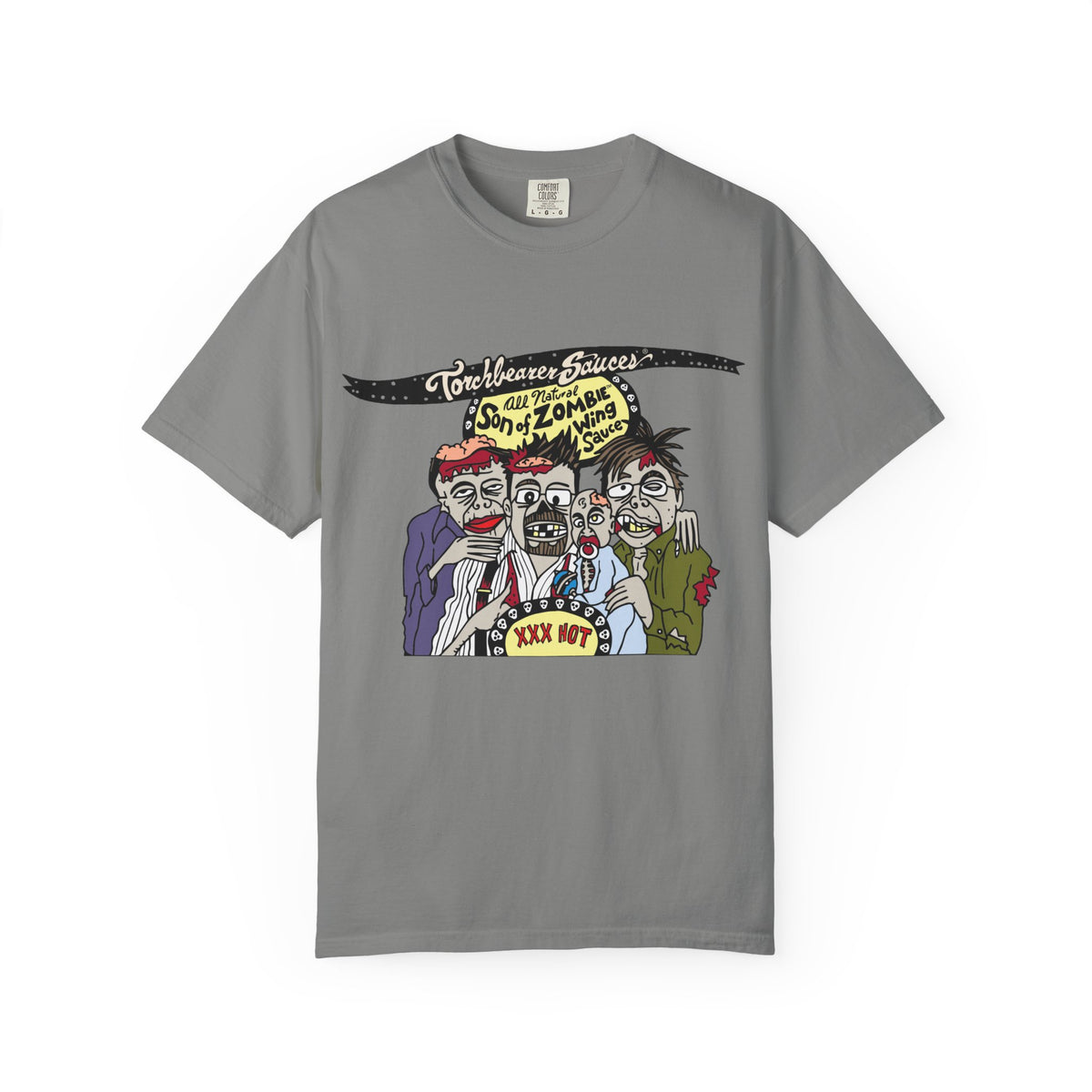 Son of Zombie Character T-Shirt (multiple colors available) - TorchBearer Sauces