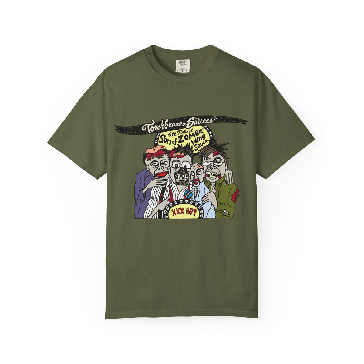 Son of Zombie Character T-Shirt (multiple colors available) - TorchBearer Sauces