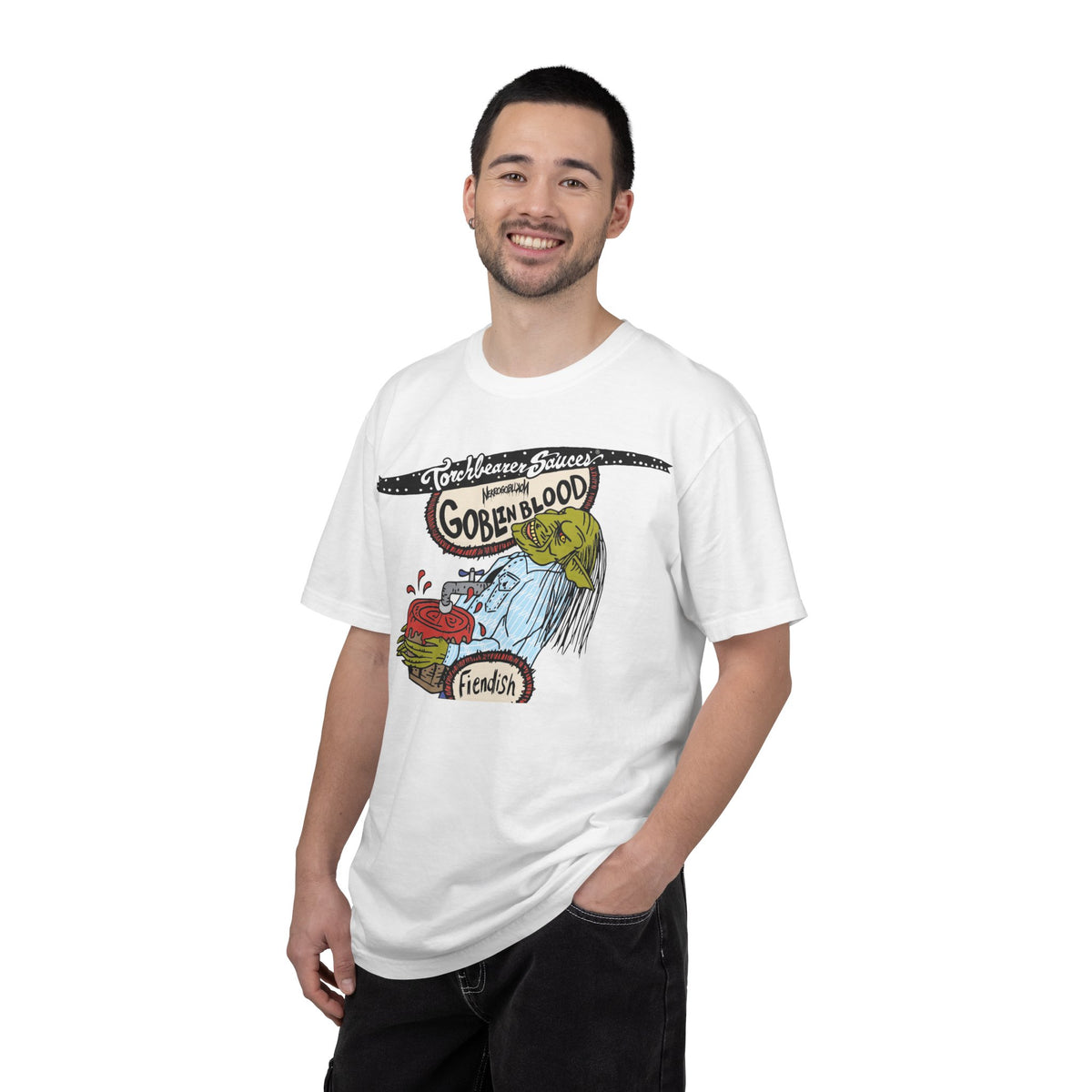 Goblin Blood Character T-Shirt (4 Colors Available) - TorchBearer Sauces