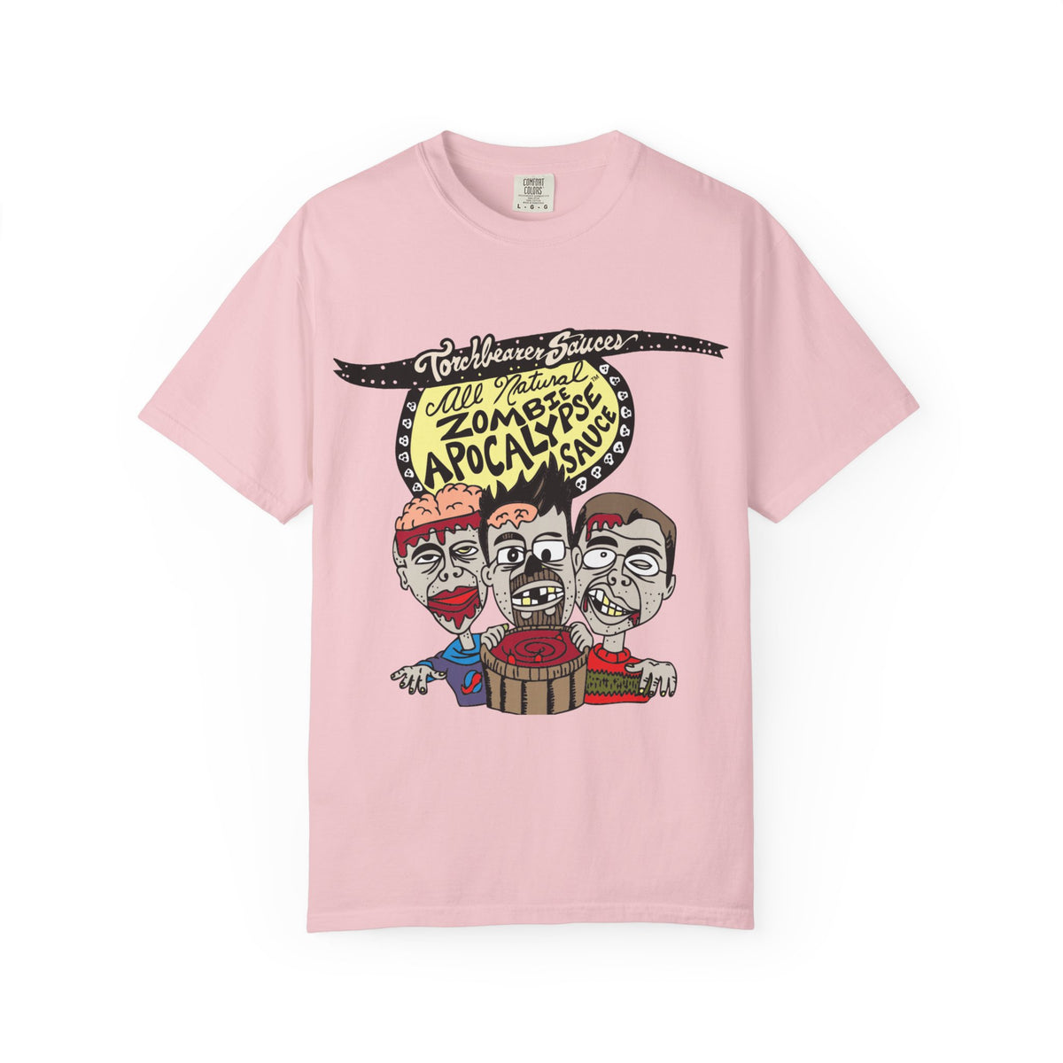 Zombie Apocalypse Character T-Shirt (multiple colors available) - TorchBearer Sauces