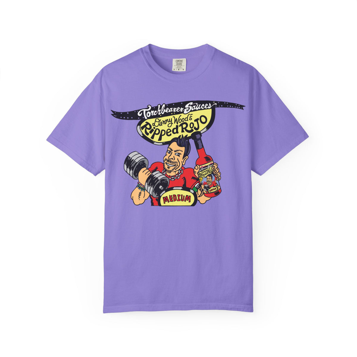 Danny Wood's Ripped Rojo T-Shirt (3 colors available) - TorchBearer Sauces