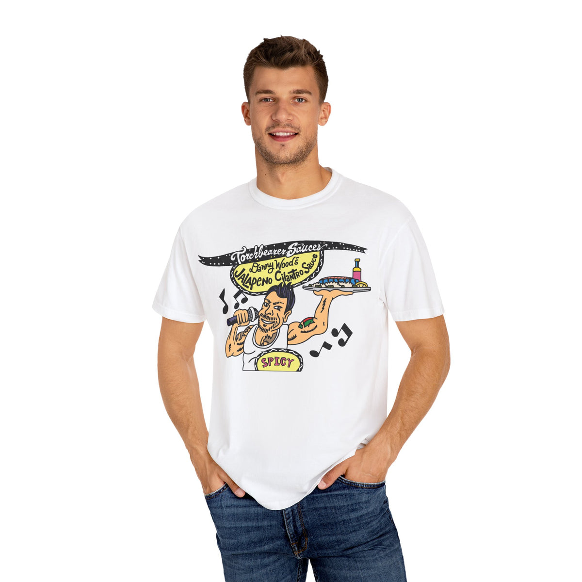 Danny Wood's Jalapeno Cilantro T-Shirt (3 colors available) - TorchBearer Sauces