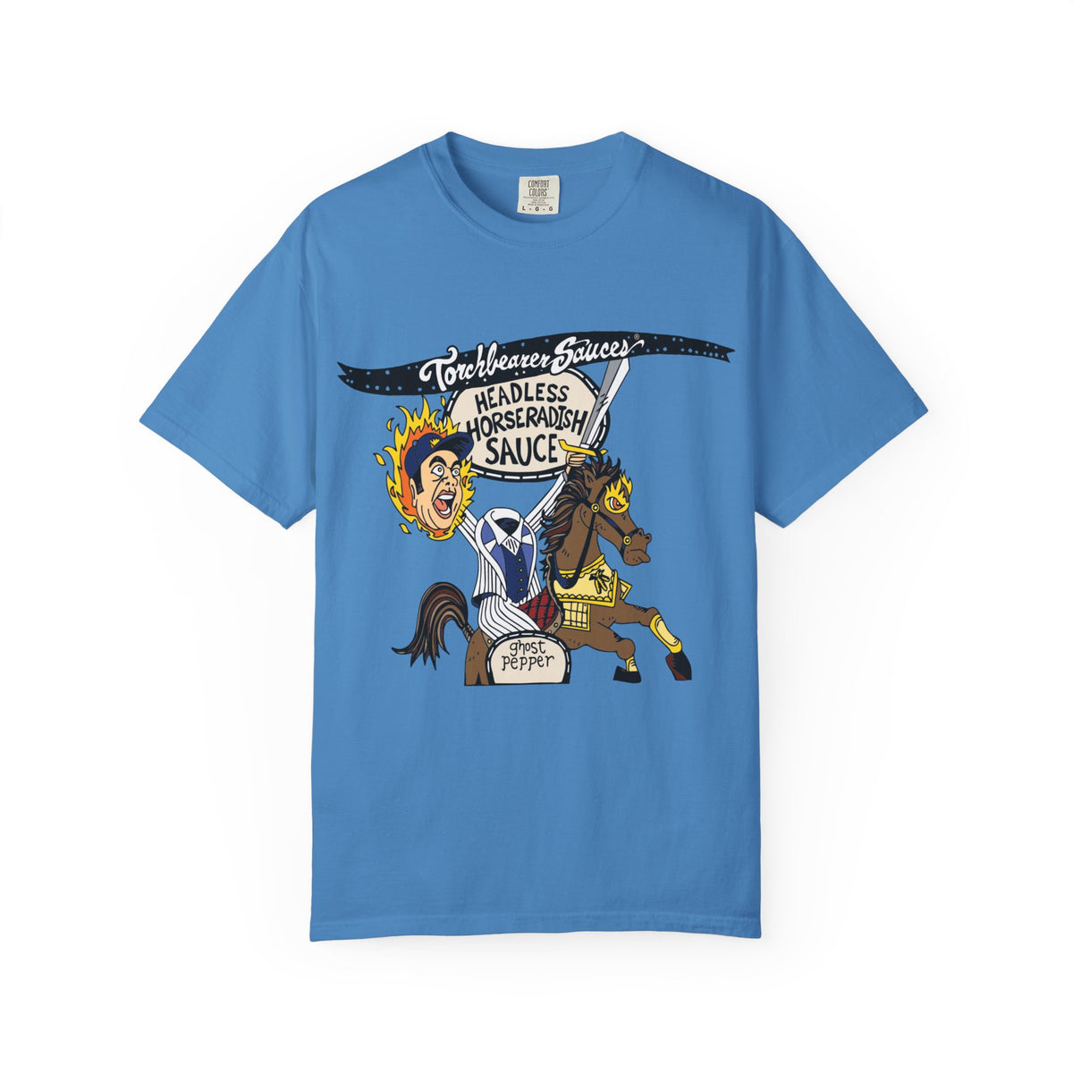 Headless Horseradish Character T-Shirt (multiple colors available) - TorchBearer Sauces