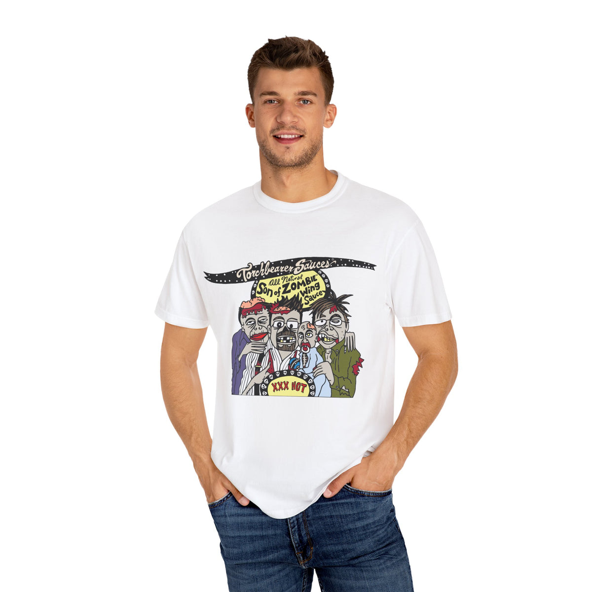 Son of Zombie Character T-Shirt (multiple colors available) - TorchBearer Sauces