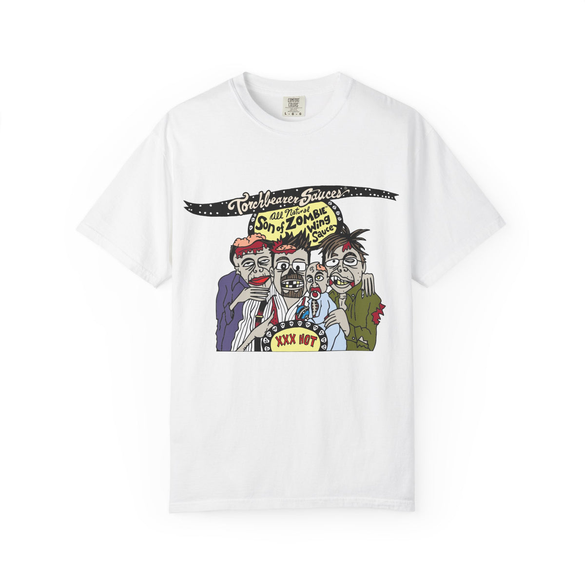 Son of Zombie Character T-Shirt (multiple colors available) - TorchBearer Sauces