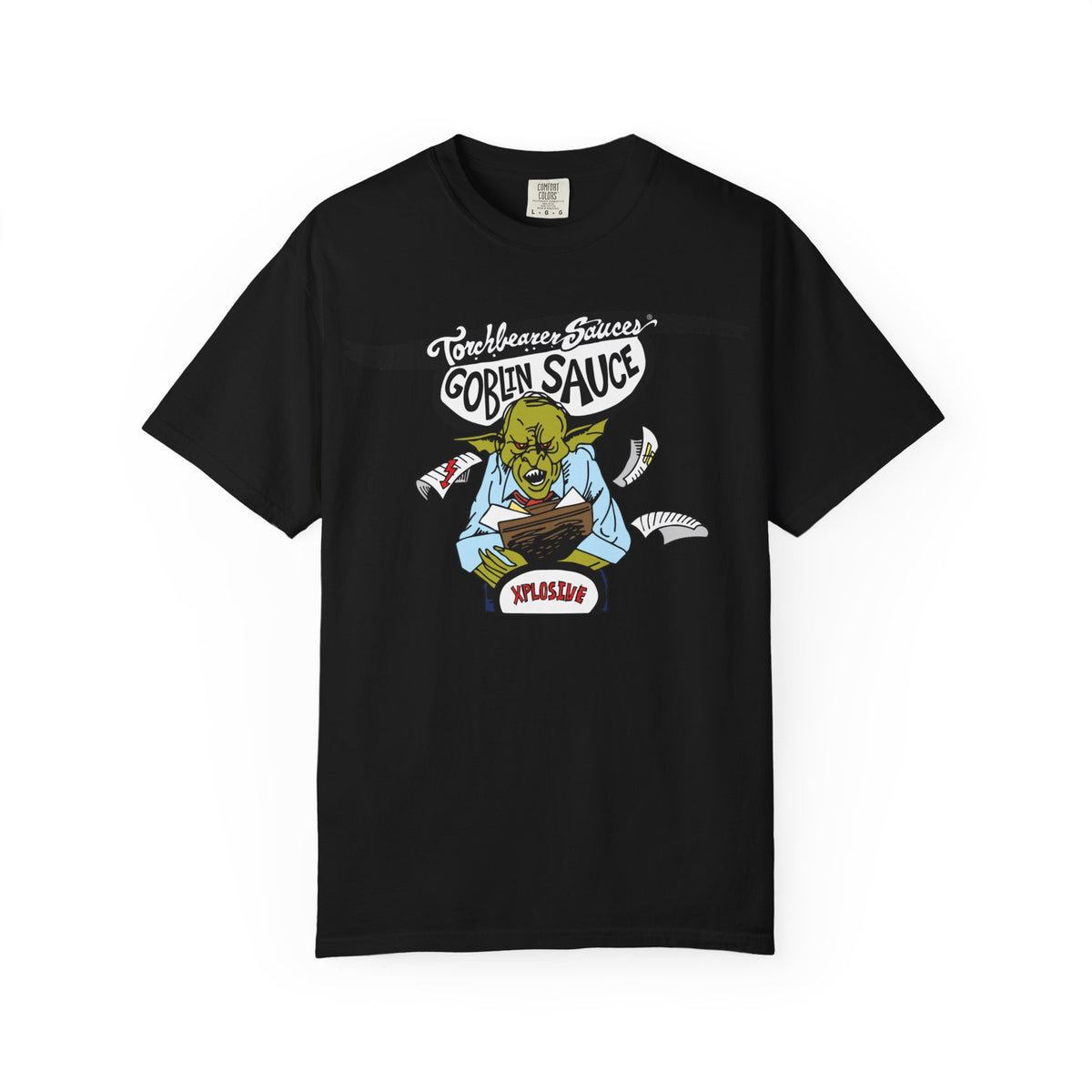 Goblin Sauce Character T-Shirt (4 Colors Available) - TorchBearer Sauces