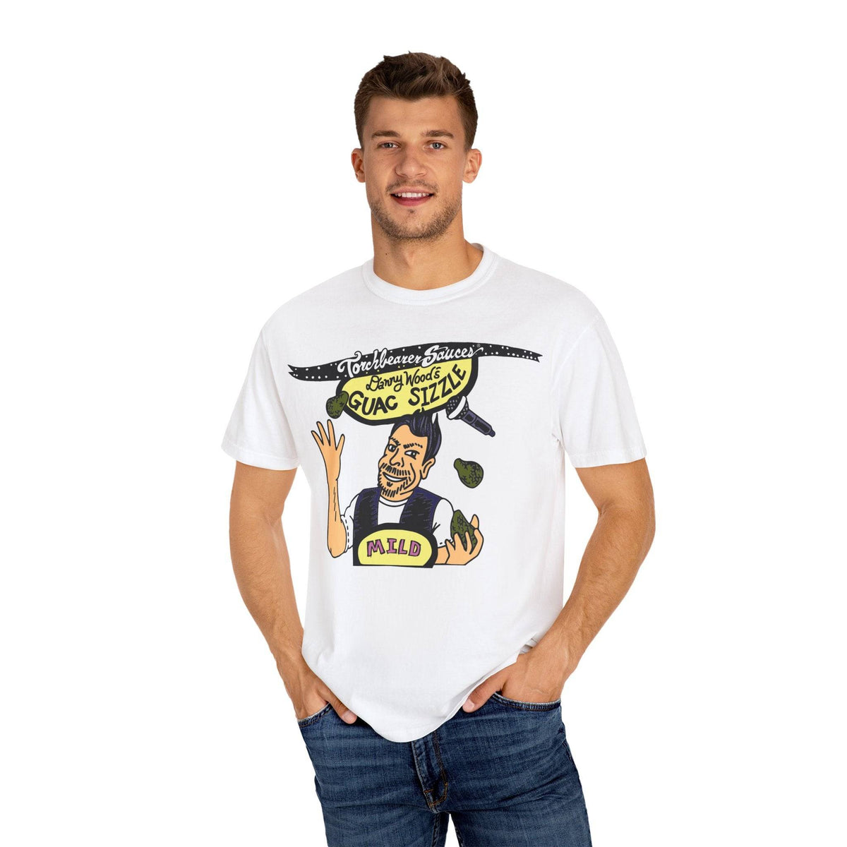 Danny Wood's Guac Sizzle T-Shirt (3 colors available) - TorchBearer Sauces