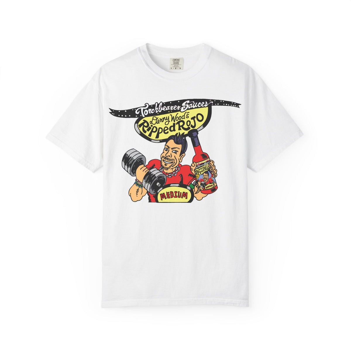 Danny Wood's Ripped Rojo T-Shirt (3 colors available) - TorchBearer Sauces