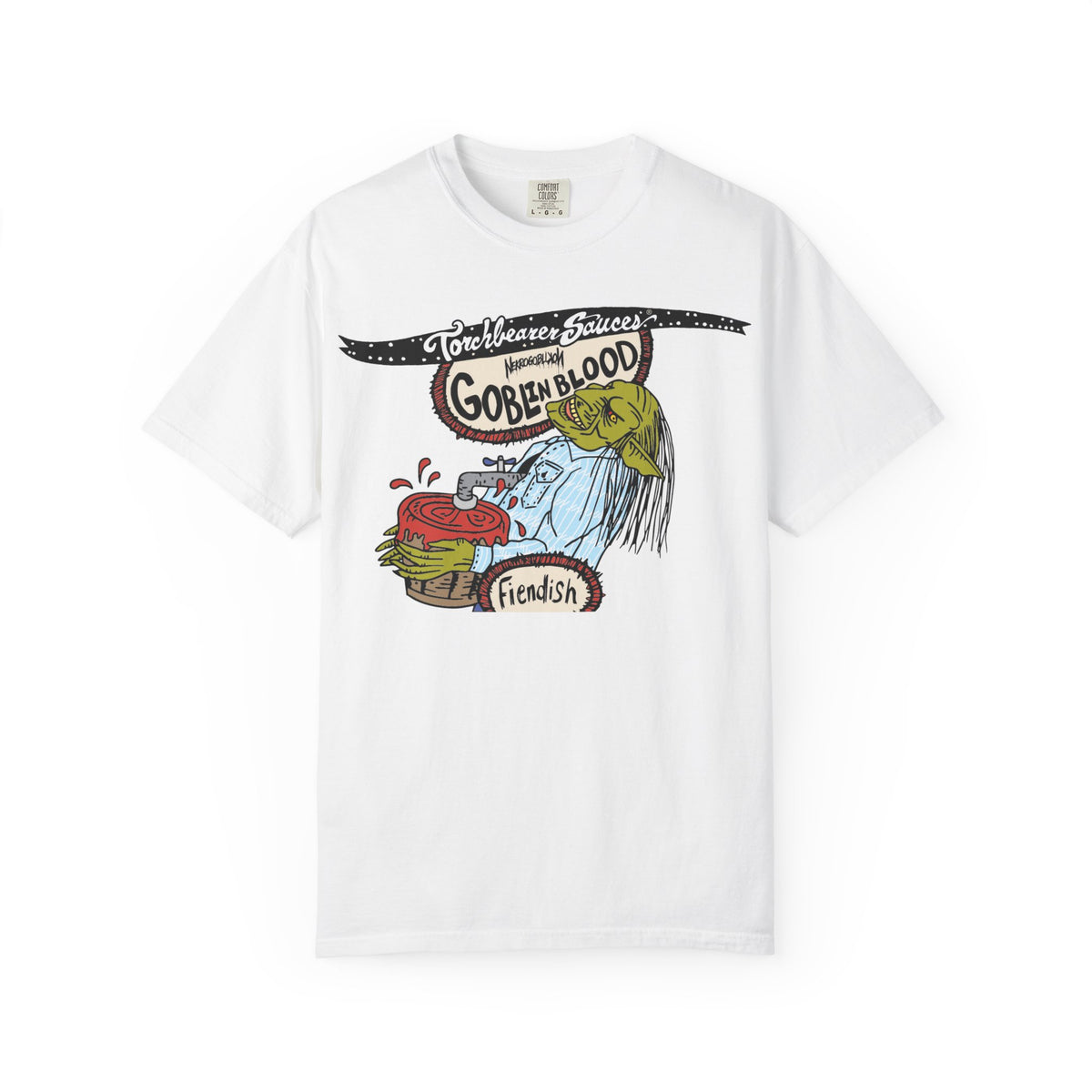 Goblin Blood Character T-Shirt (4 Colors Available) - TorchBearer Sauces