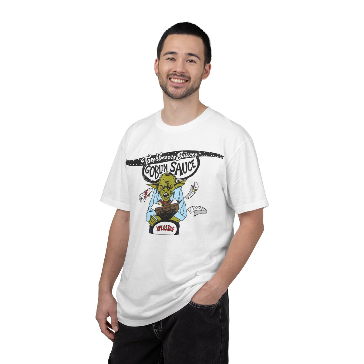 Goblin Sauce Character T-Shirt (4 Colors Available) - TorchBearer Sauces