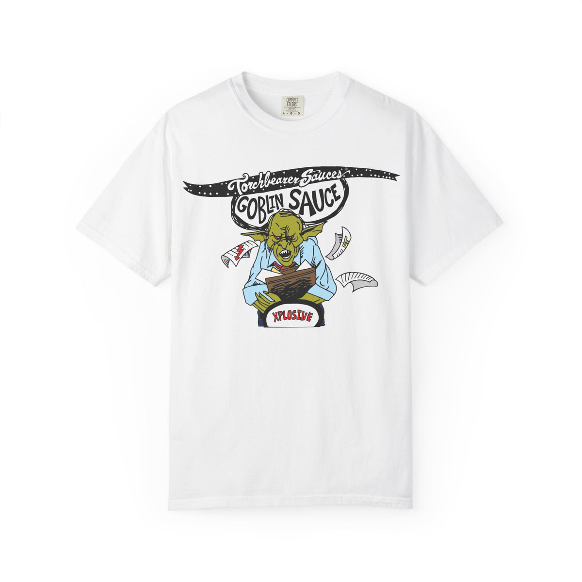 Goblin Sauce Character T-Shirt (4 Colors Available) - TorchBearer Sauces
