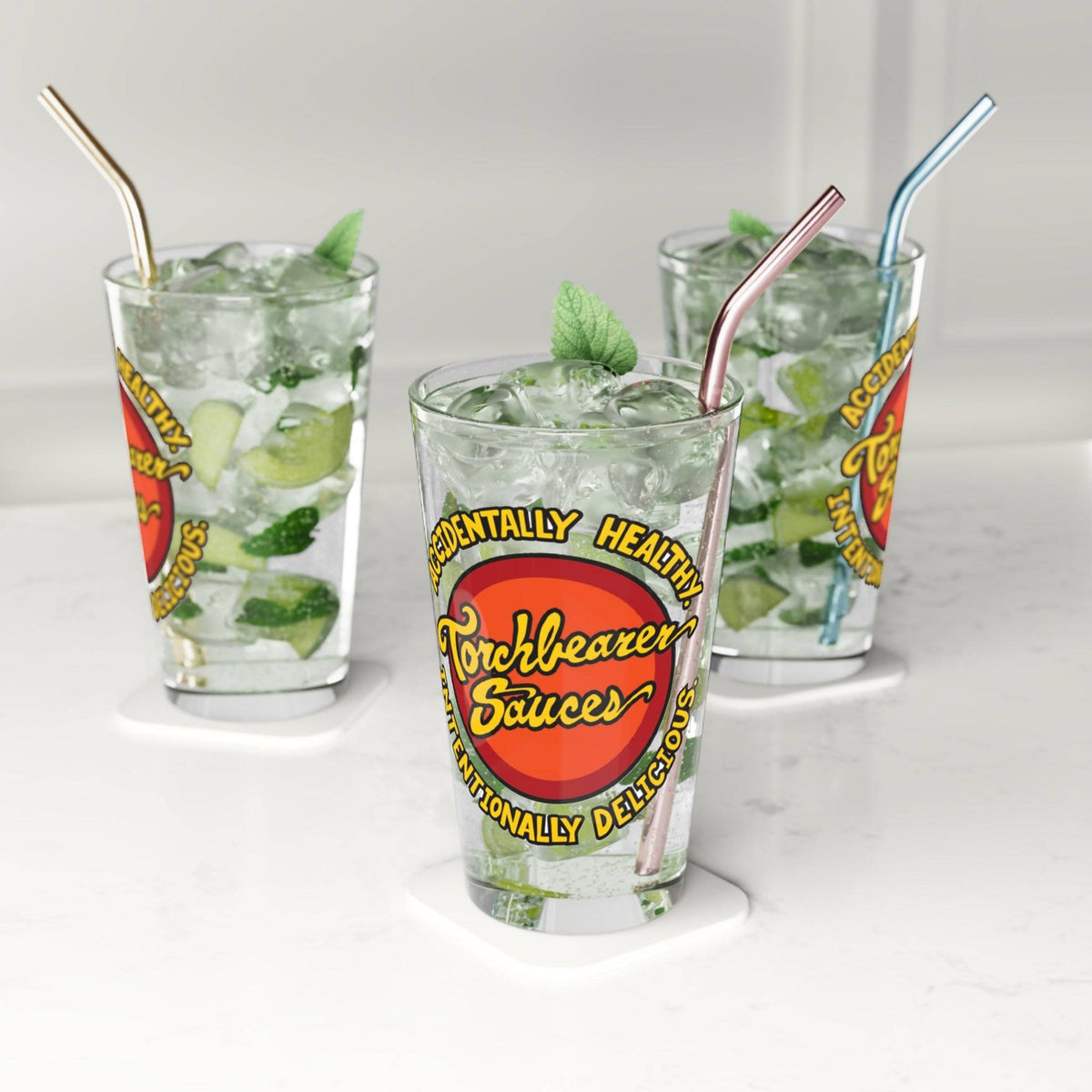 16oz TorchBearer Pint Glass - TorchBearer Sauces