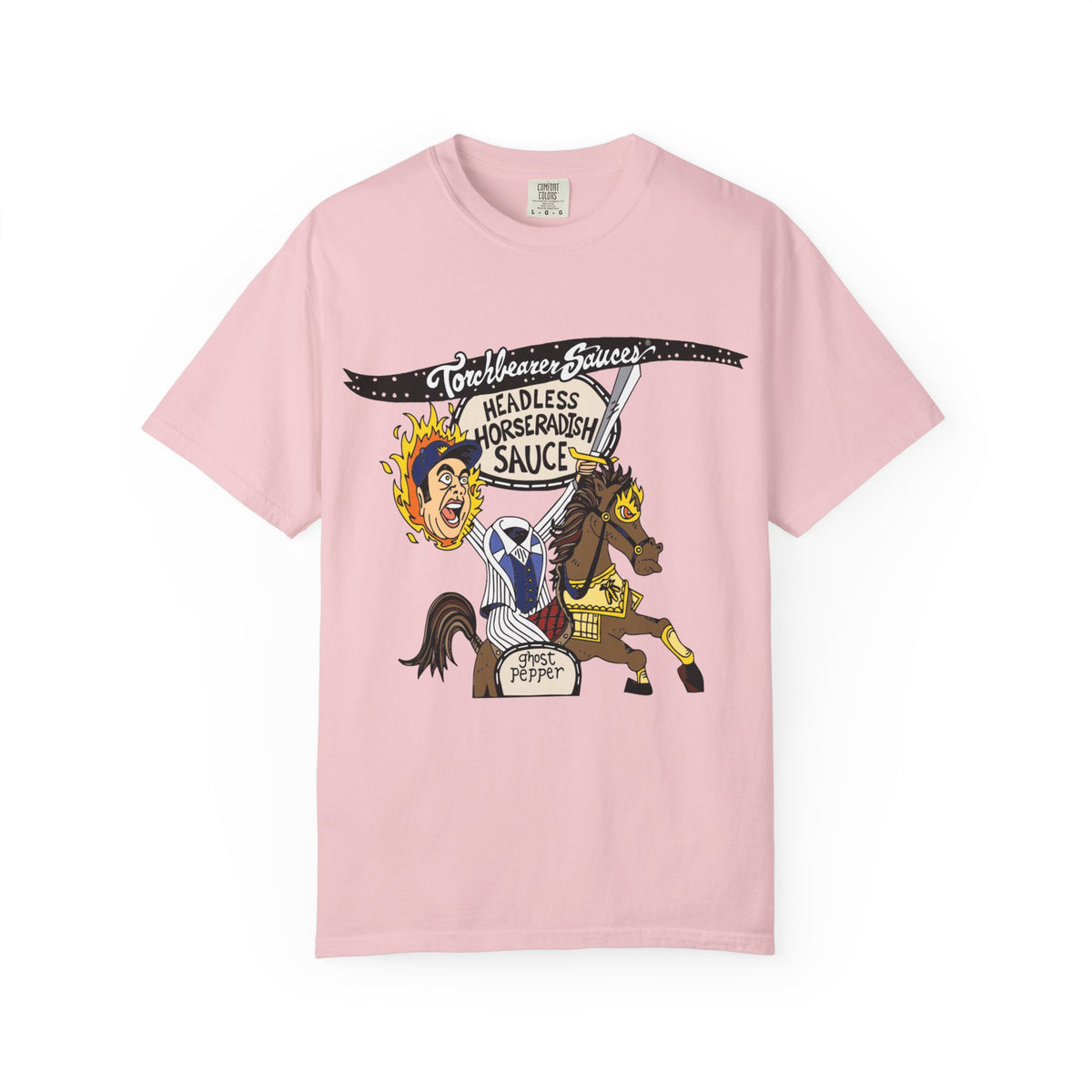 Headless Horseradish Character T-Shirt (multiple colors available) - TorchBearer Sauces