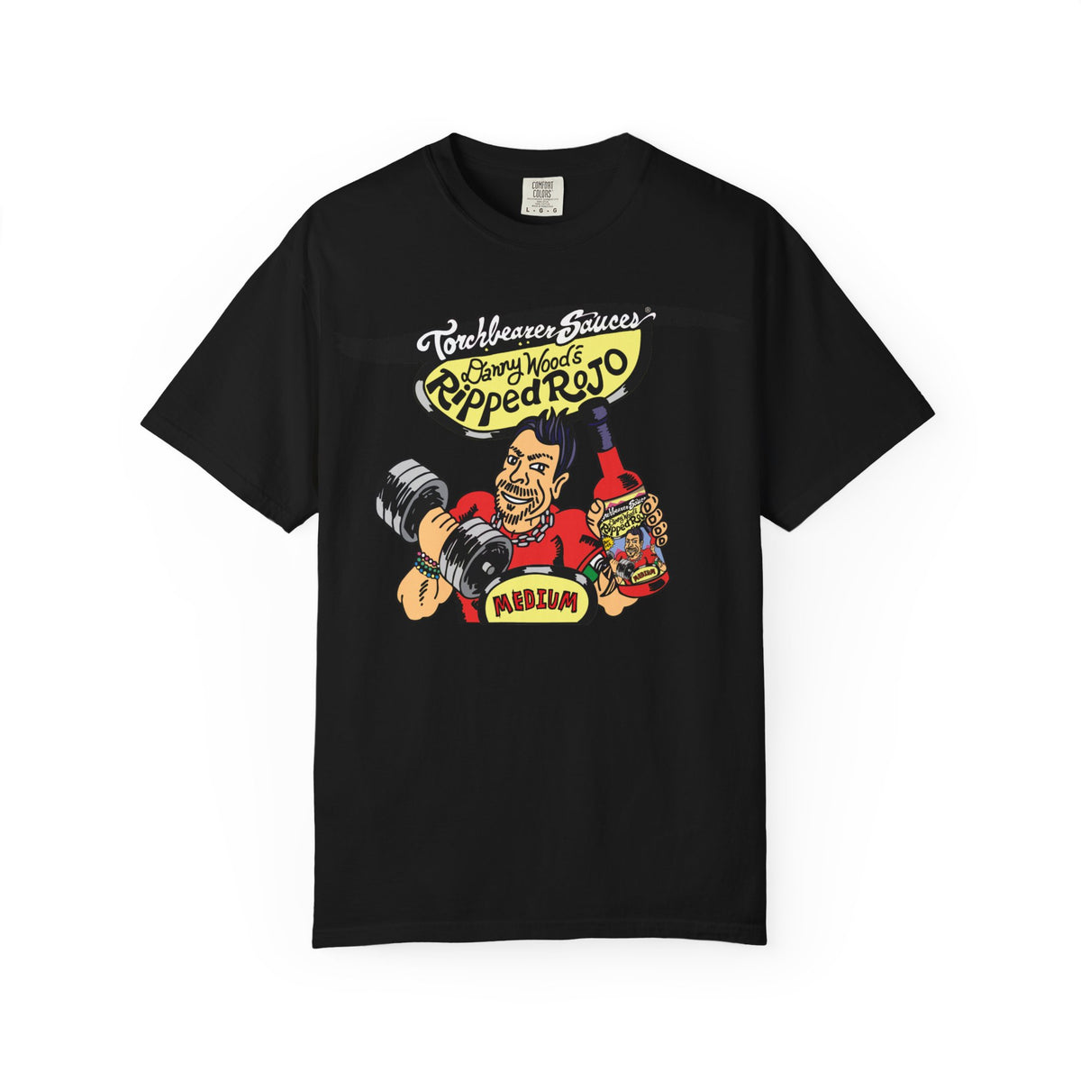 Danny Wood's Ripped Rojo T-Shirt (3 colors available) - TorchBearer Sauces