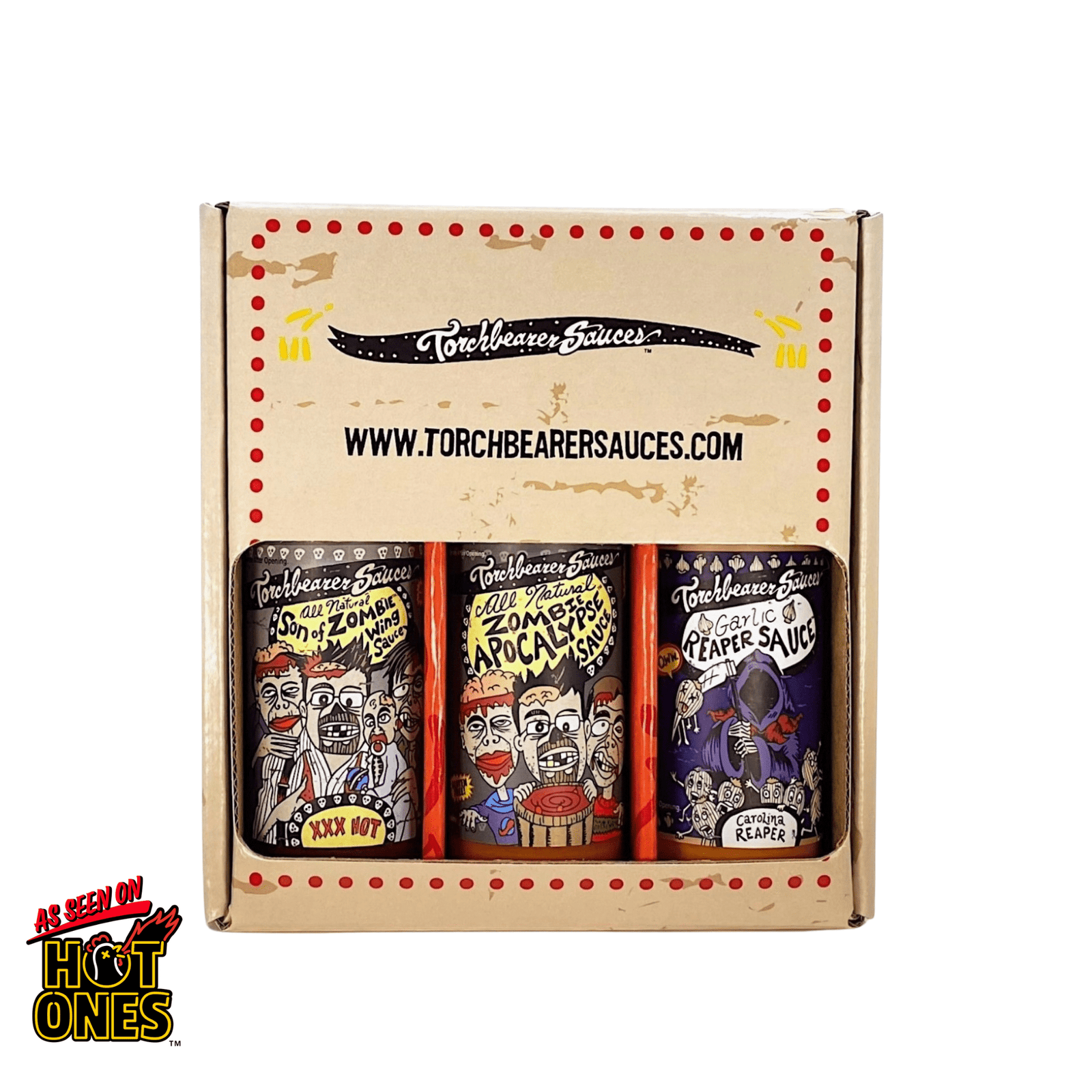 As Seen on Hot Ones hot sauce 3-pack - TorchBearer Sauces