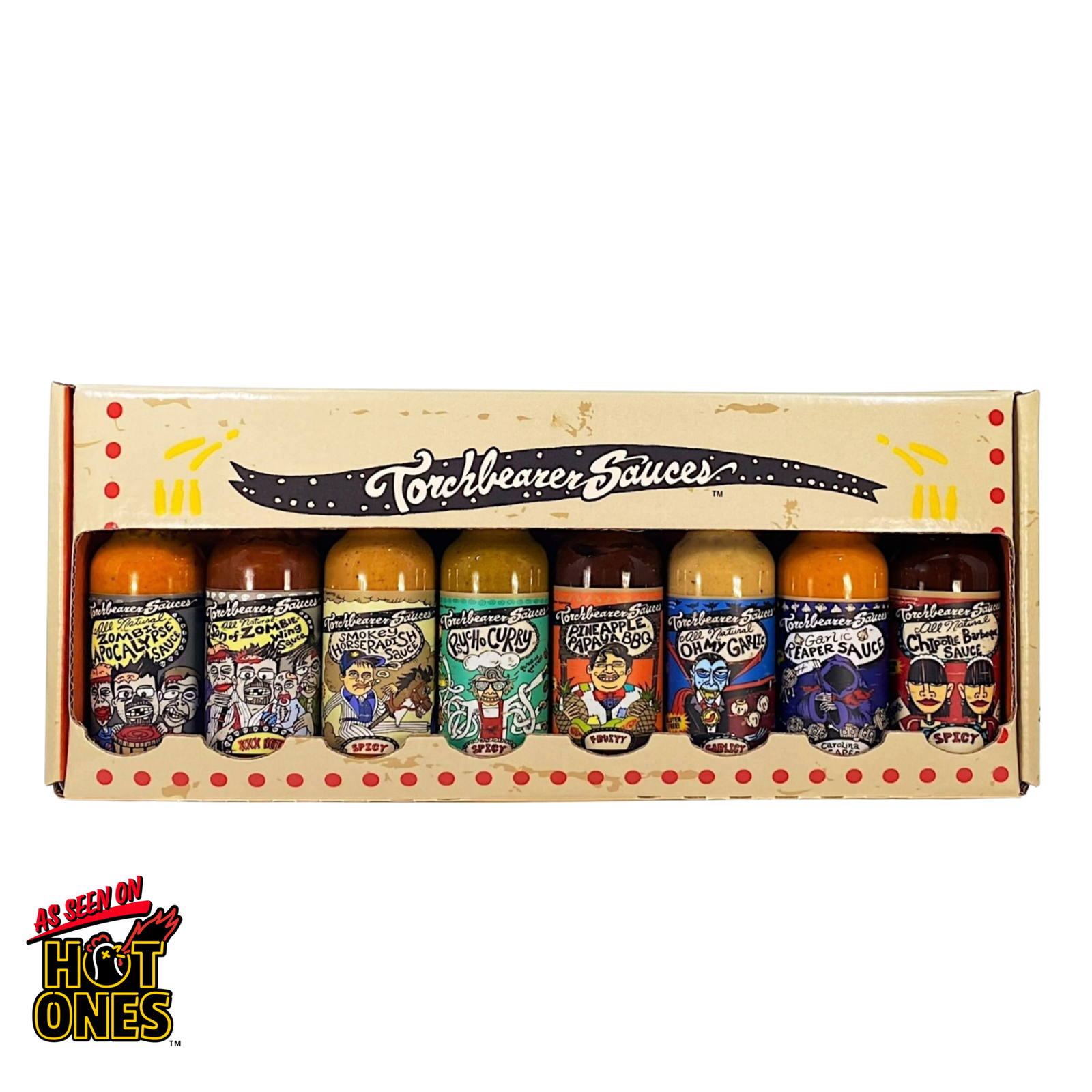 Best Sellers Hot Sauce Sampler 8-Pack - TorchBearer Sauces