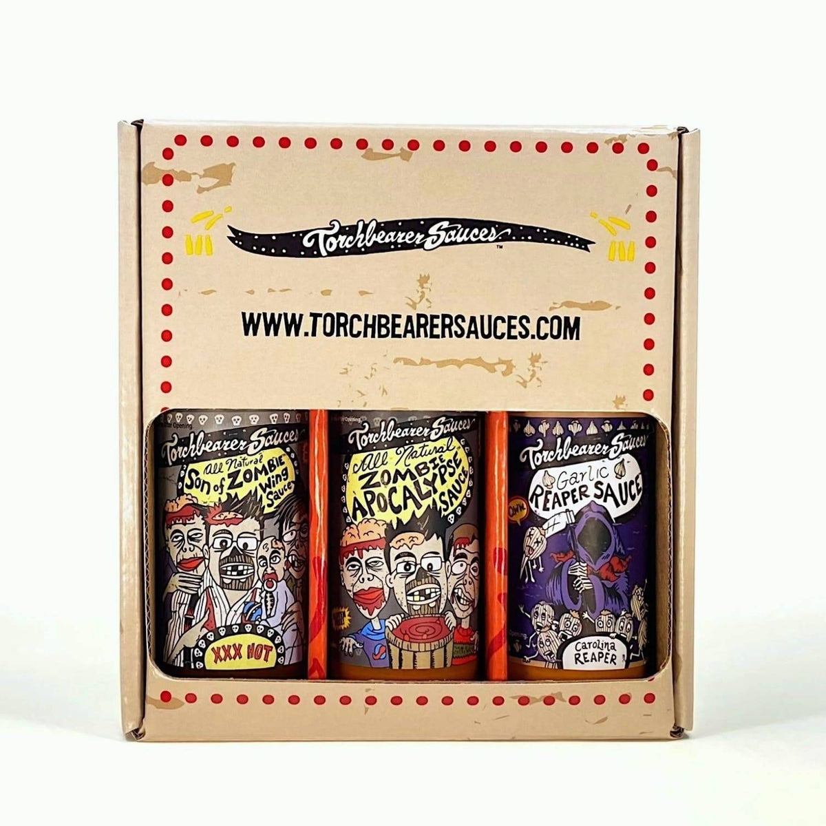 As Seen on Hot Ones  hot sauce 3-pack - TorchBearer Sauces