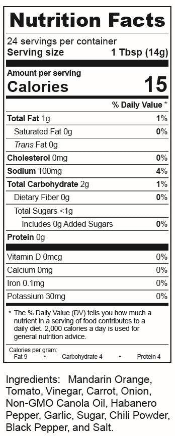 Buffalo wing sauce ingredients list