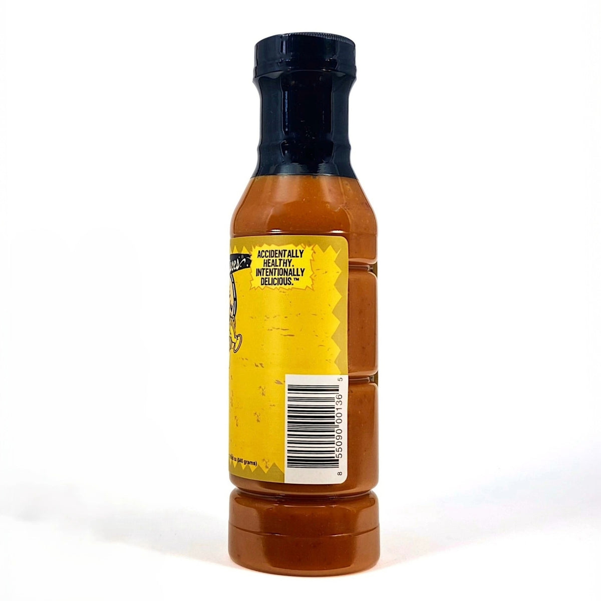 Carolina Style BBQ Sauce bottle showing back label and barcode