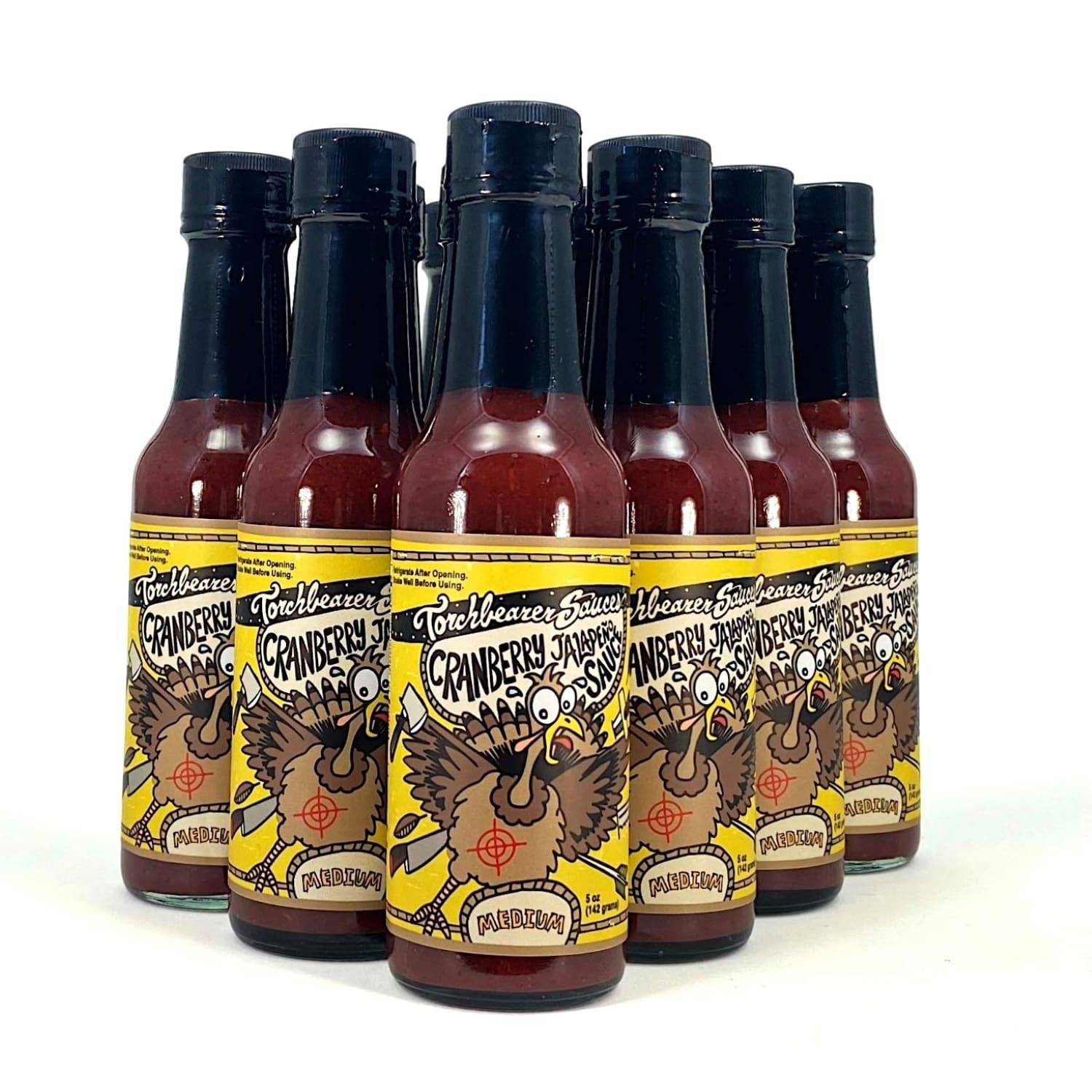 Cranberry Jalapeño Sauce – Tangy Hot Sauce - Case of 12 - TorchBearer Sauces