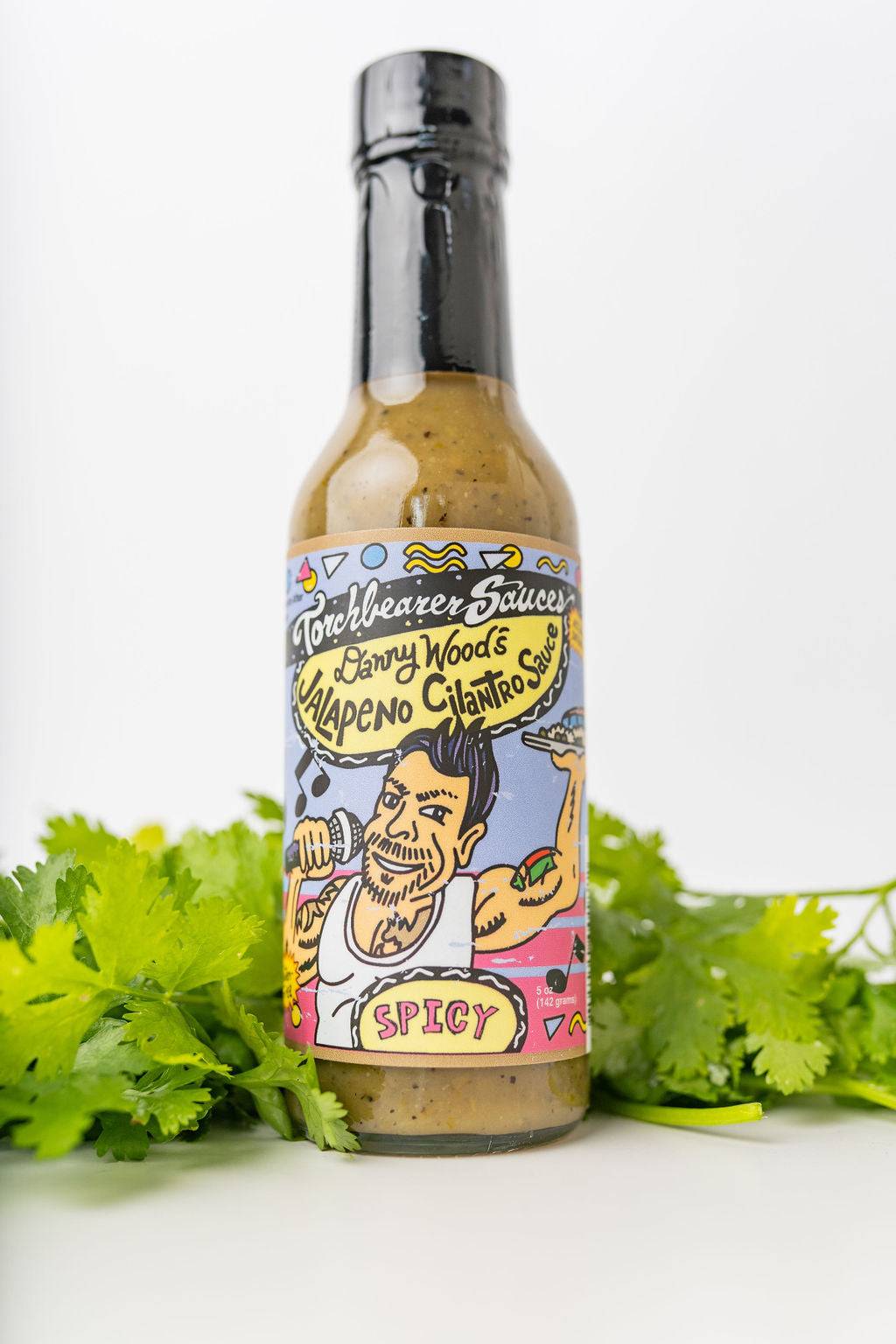 Danny Wood's Jalapeno Cilantro Sauce - 3 Bottle Bundle - TorchBearer Sauces