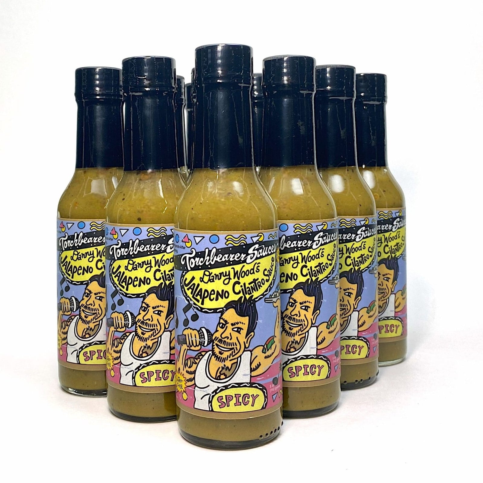 Danny Wood’s Jalapeño Cilantro Sauce - Case of 12 - TorchBearer Sauces