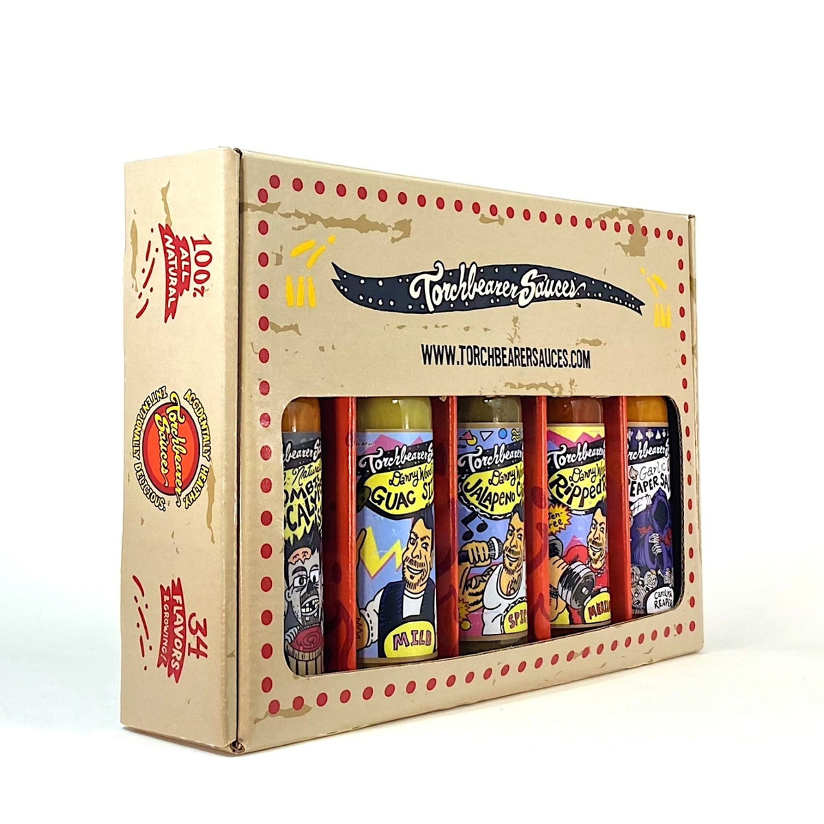 Danny Wood's Super Hot 5-Pack - Super Hot Sauce Pack - TorchBearer Sauces