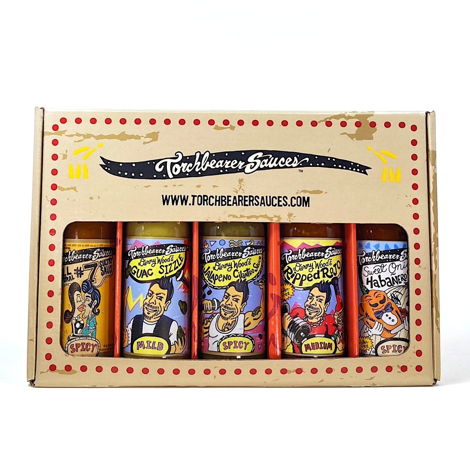 Danny Wood’s Taco Night 5-Pack - Taco Sauce Variety Pack- TorchBearer Sauces