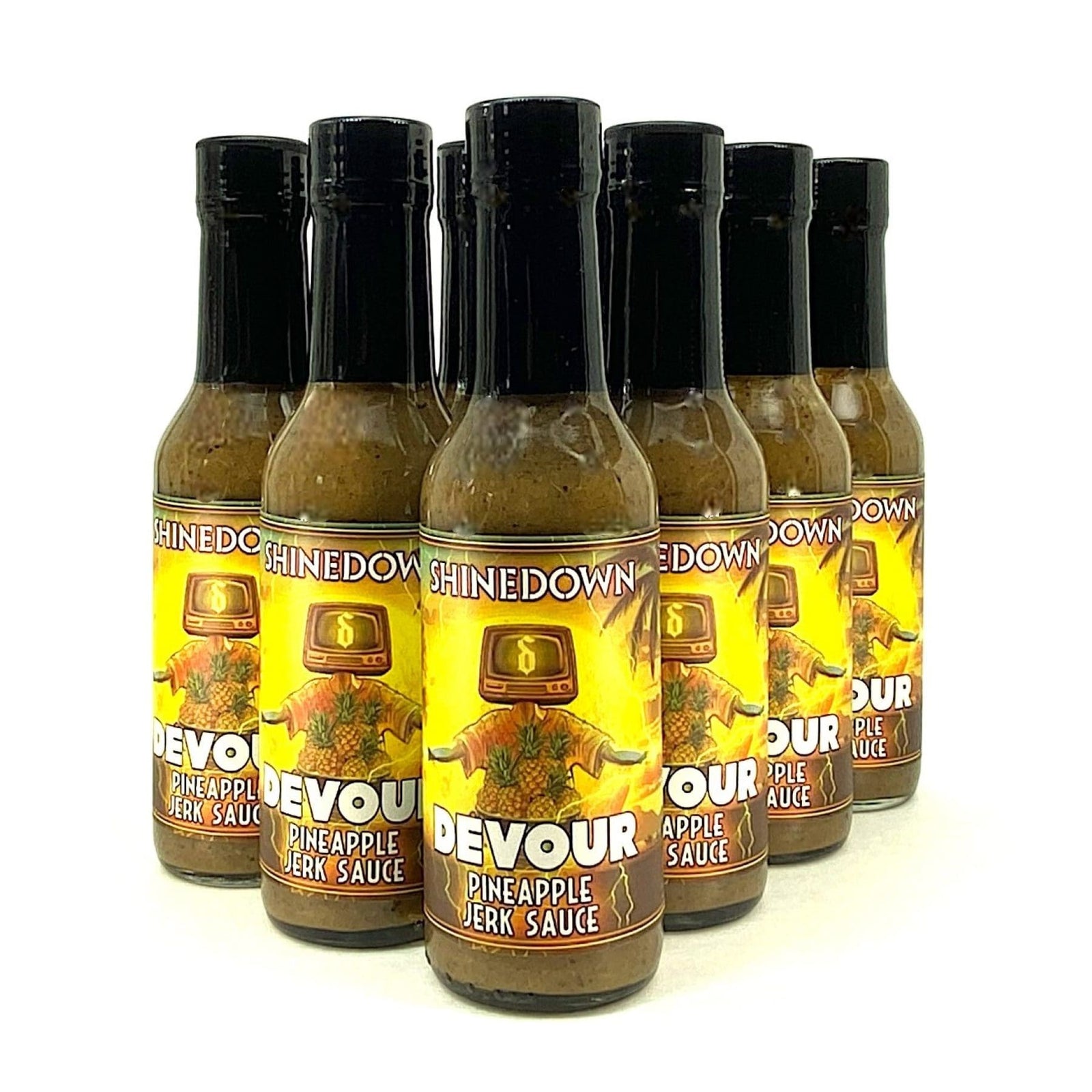 Shinedown Devour Pineapple Jerk – Case of 12 - TorchBearer Sauces