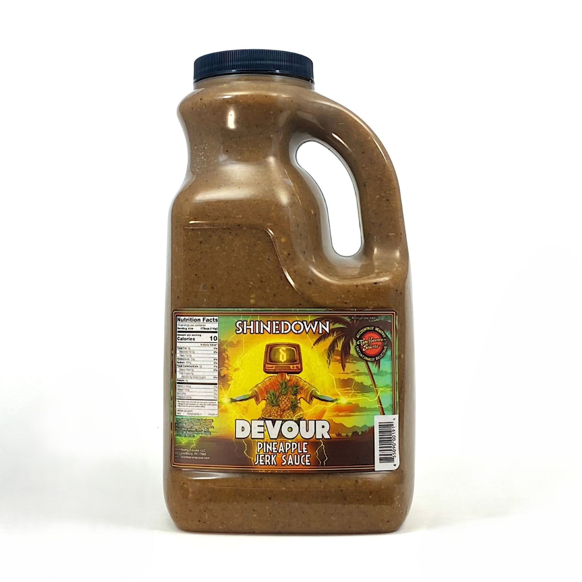 Shinedown's Signature Sweet Jerk hot Sauce - Case of 4 Half-Gallons - TorchBearer Sauces