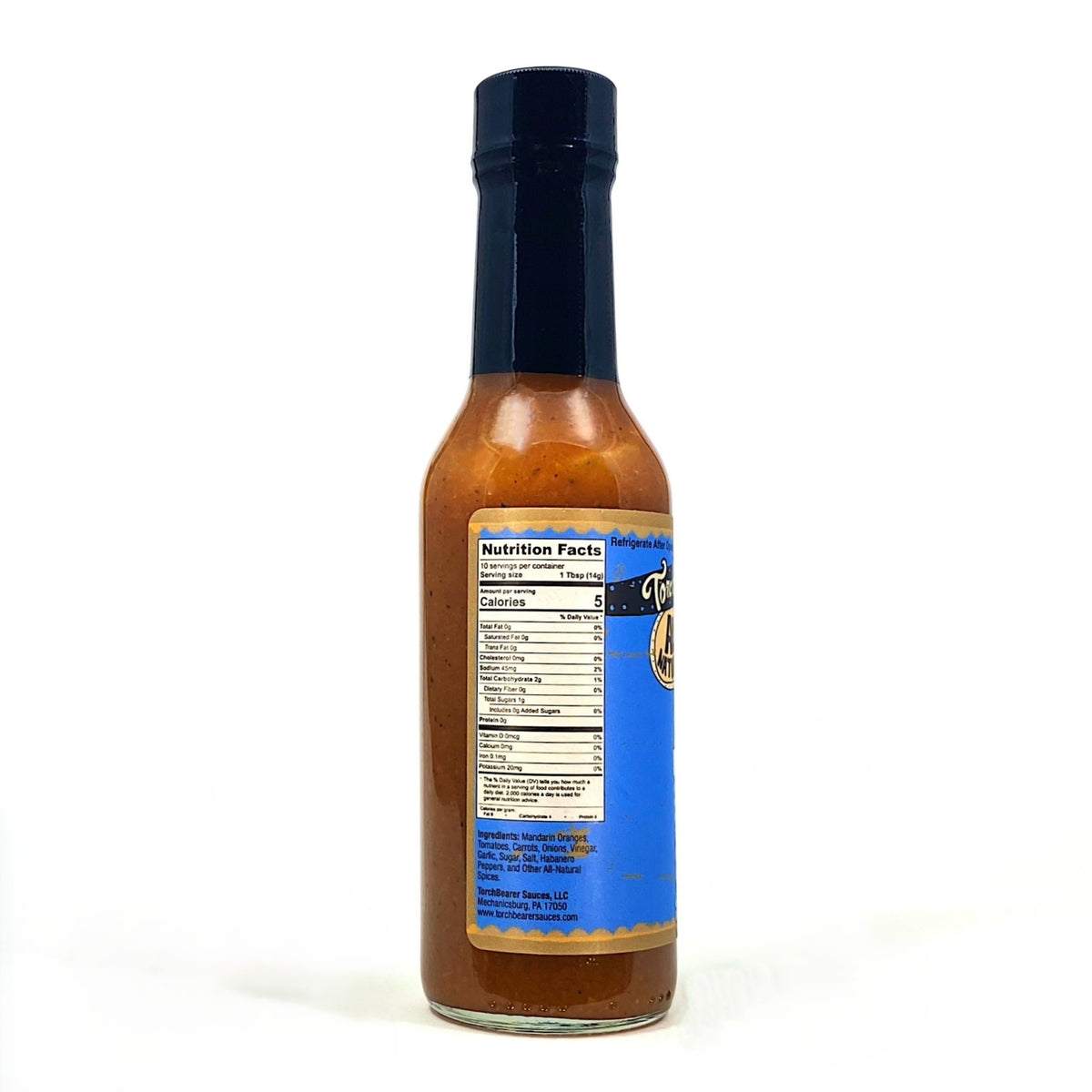 Everyday Sauce bottle showing nutrition facts and ingredients label