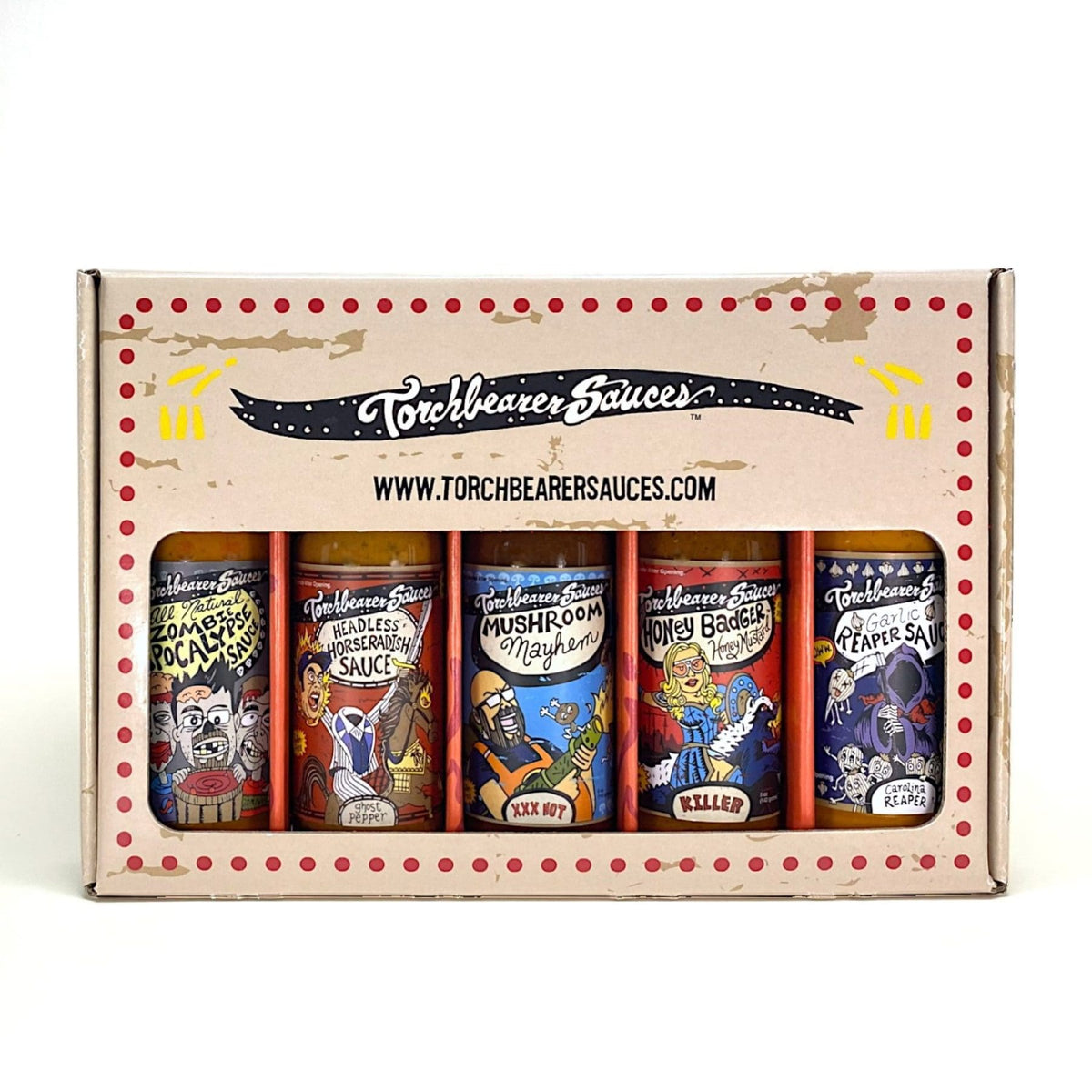 The Famous 5-Pack - Hot Ones Hot Sauce Pack - TorchBearer Sauces
