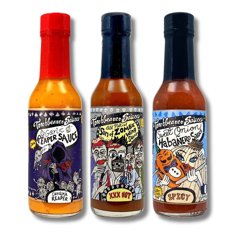 Sweet Son of Garlic! Hot Sauce Trio- TorchBearer Sauces