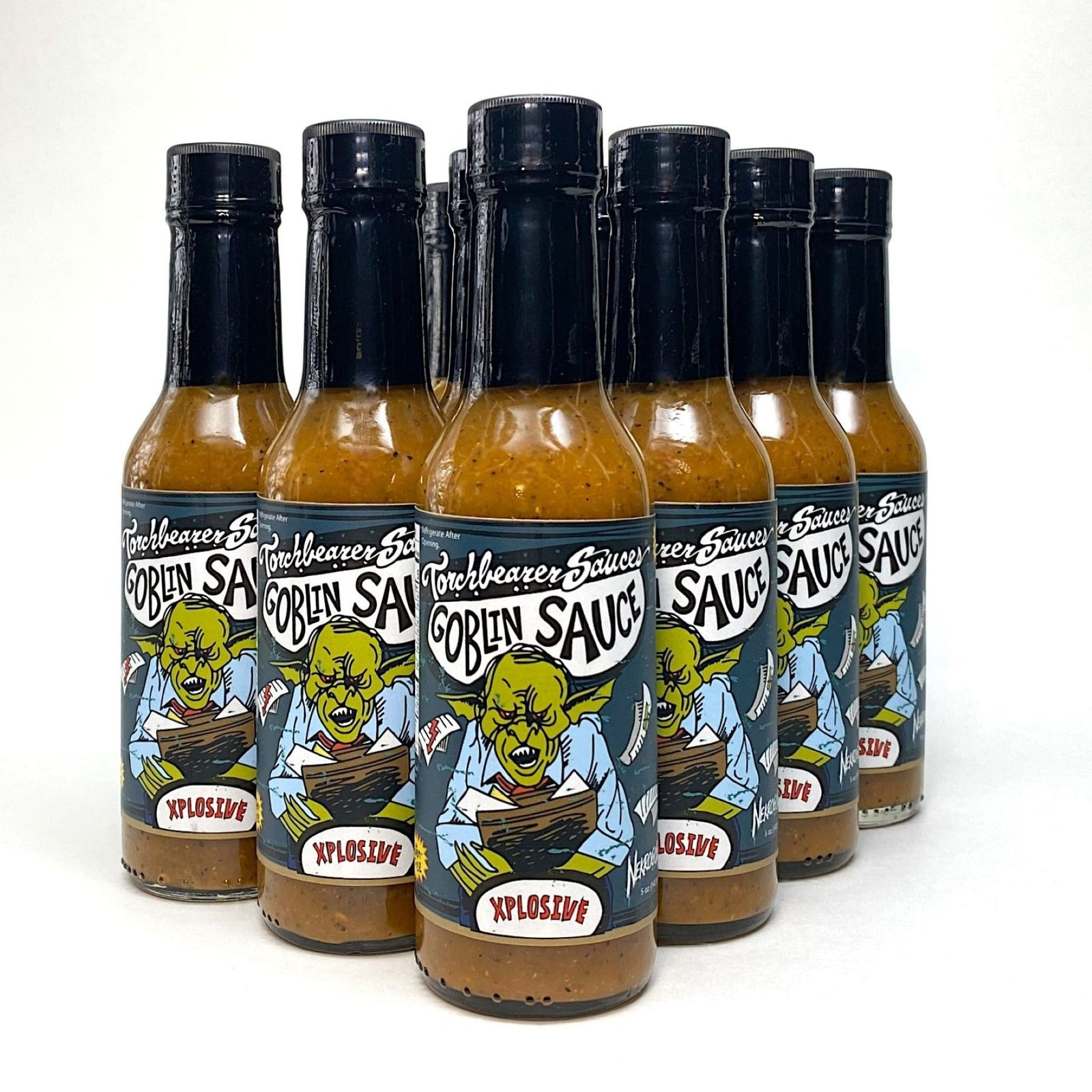 Nekrogoblikon's Goblin Sauce Citrus Flavored Hot Sauce Case of 12 - TorchBearer Sauces