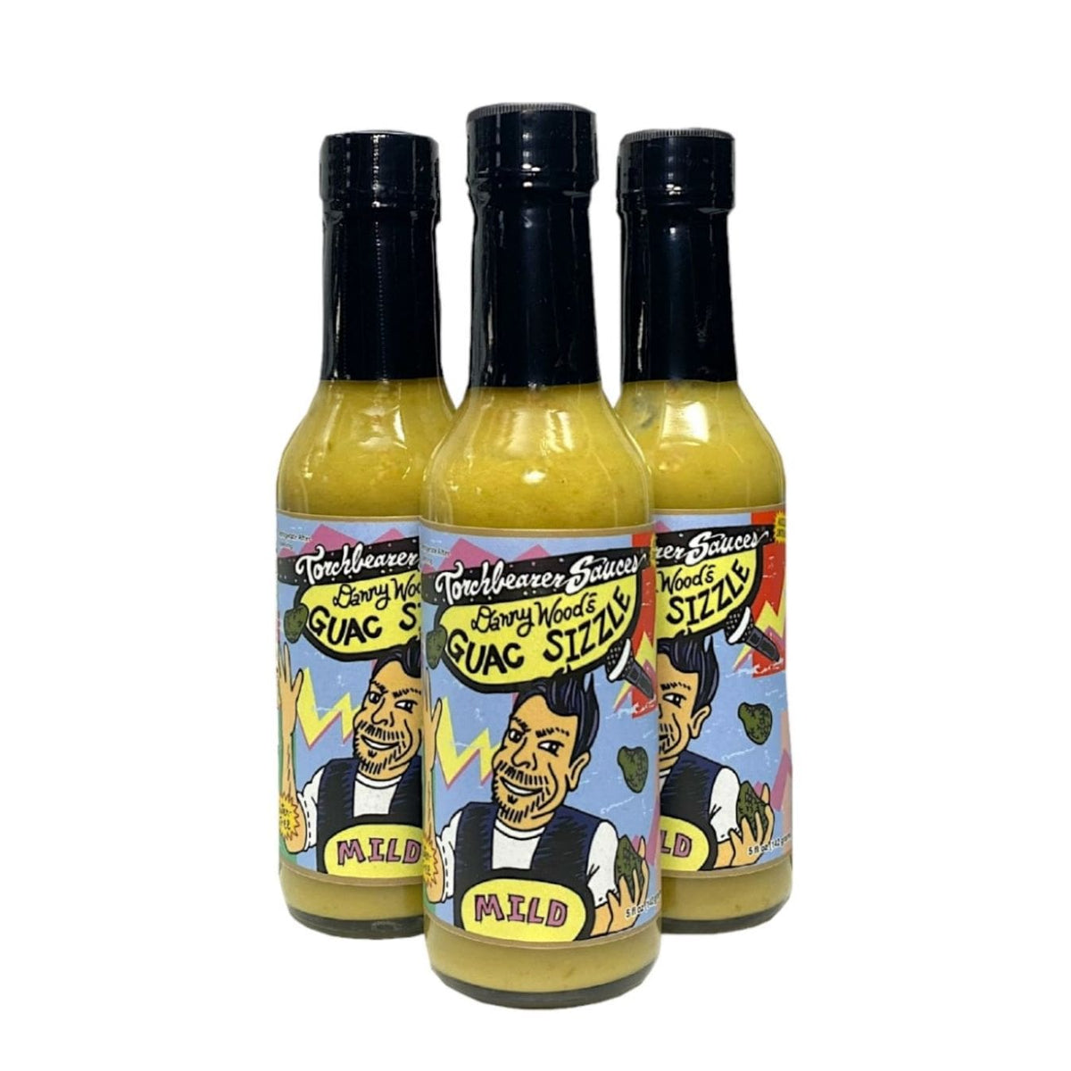 Danny Wood’s Guac Sizzle - Spicy Guacamole Sauce 3-pack - TorchBearer Sauces