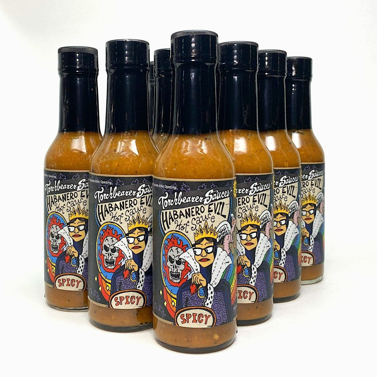 Habanero Evil | Bold Hot Sauce Heat | Case of 12 - TorchBearer Sauces