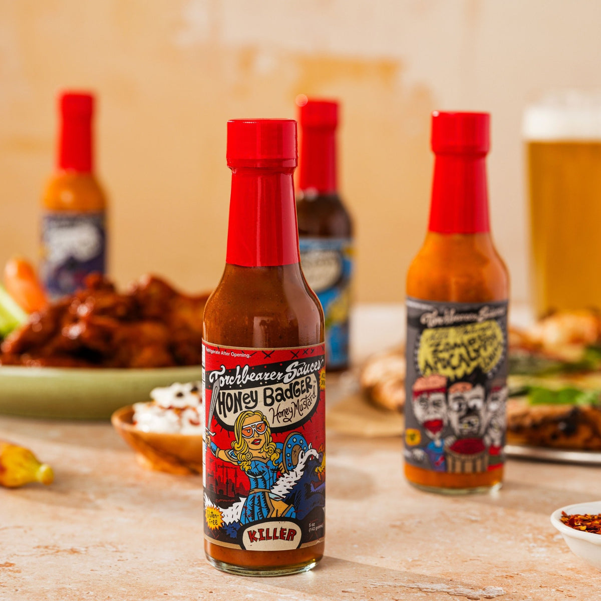 Honey Badger - Honey Mustard Hot Sauce - TorchBearer Sauces