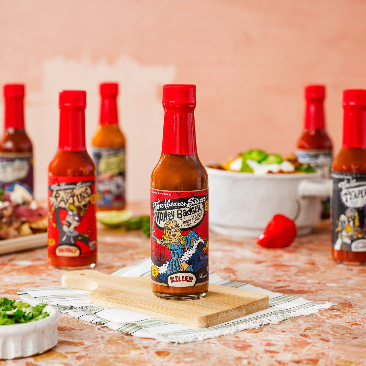 Honey Badger - Honey Mustard Hot Sauce - TorchBearer Sauces