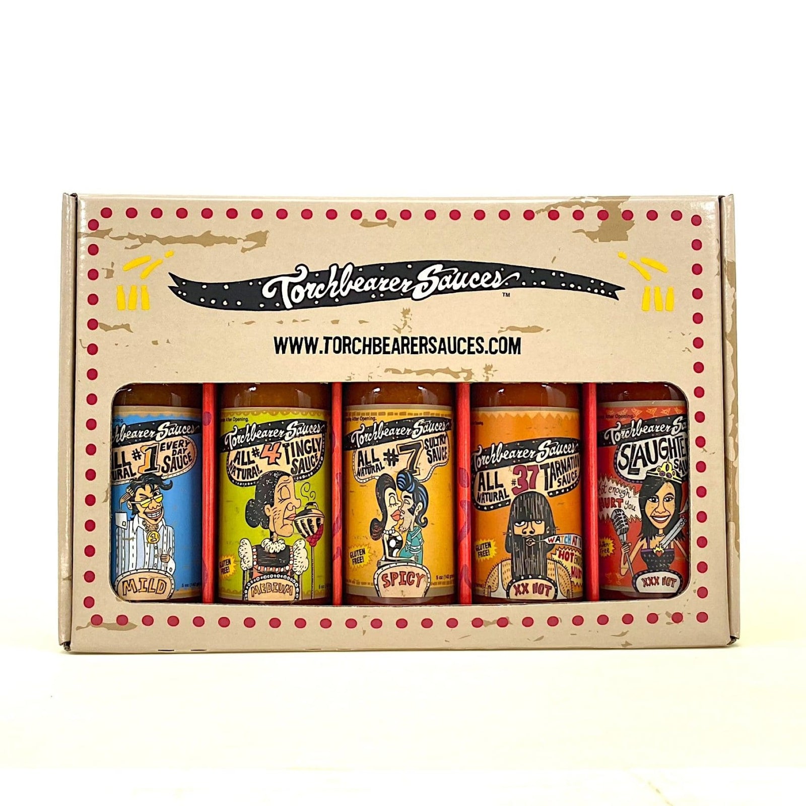 The OG Hot Sauce 5-Pack - Habanero Hot Sauce Pack- TorchBearer Sauces