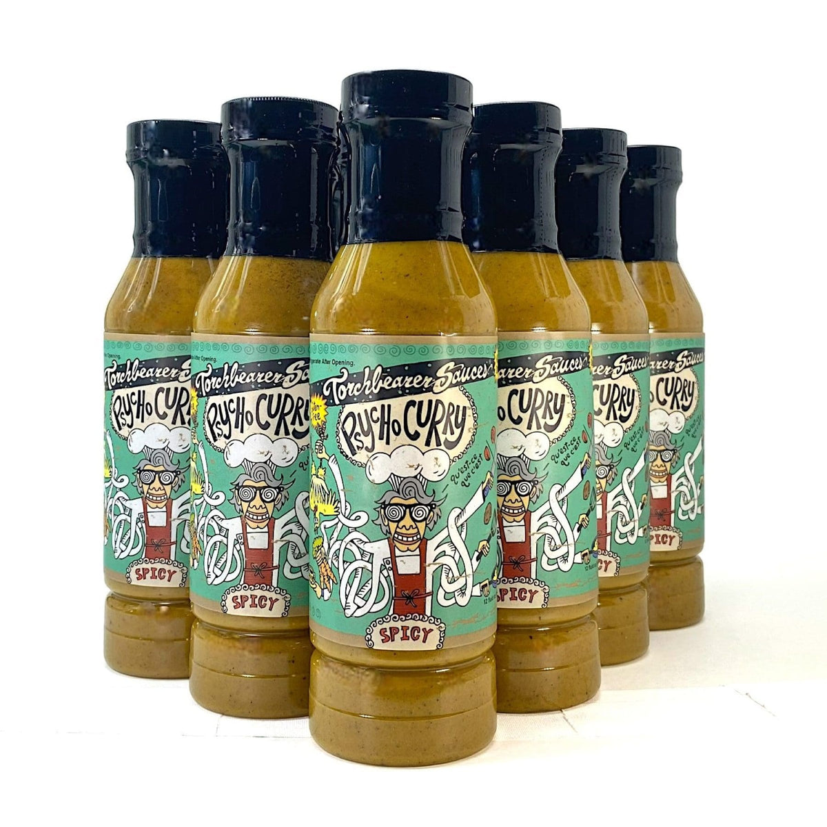 Psycho Curry Sauce | Case of 12 | TorchBearer Sauces
