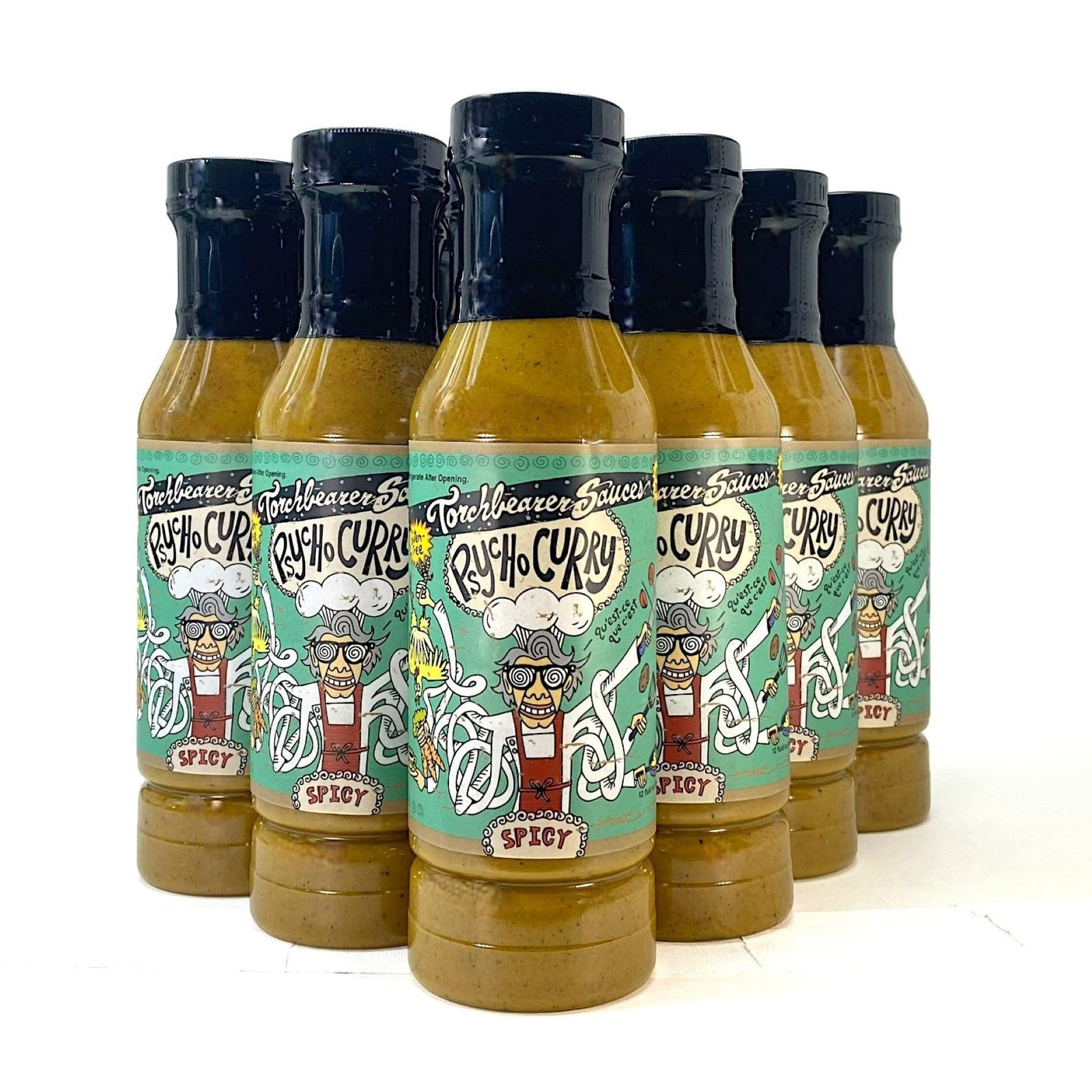 Psycho Curry Sauce | Case of 12 | TorchBearer Sauces