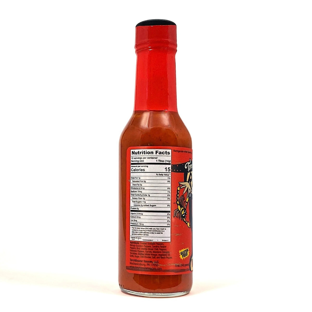 The Rapture™ - Trinidad Scorpion Hot Sauce side view