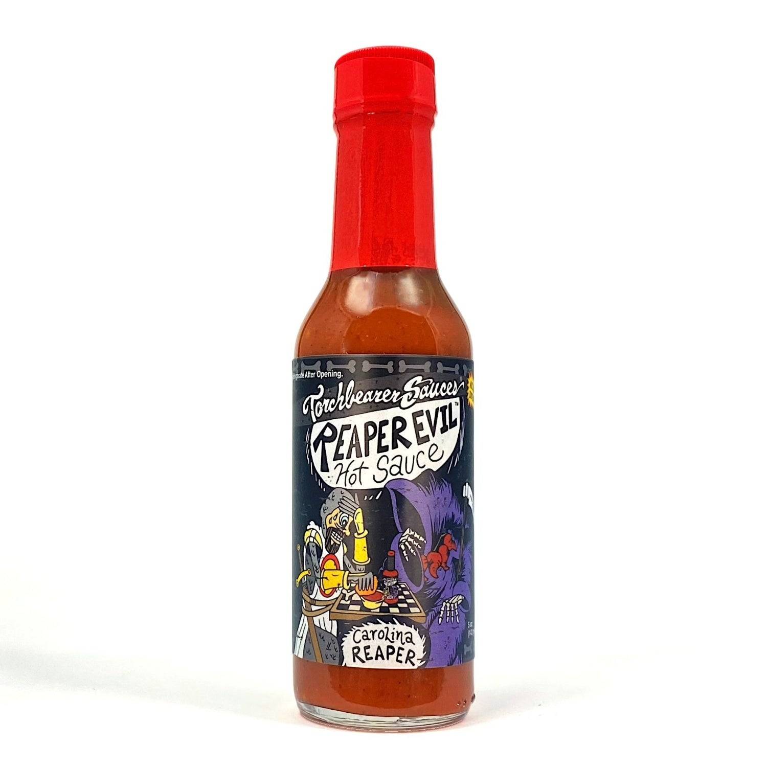 Free Reaper Evil Carolina Reaper Hot Sauce (BB 7/24/26) - TorchBearer Sauces