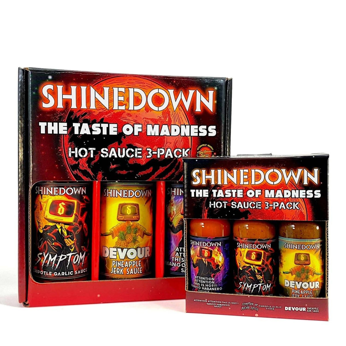 Shinedown Taste of Madness - Shinedown Hot Sauce Bundle - TorchBearer Sauces