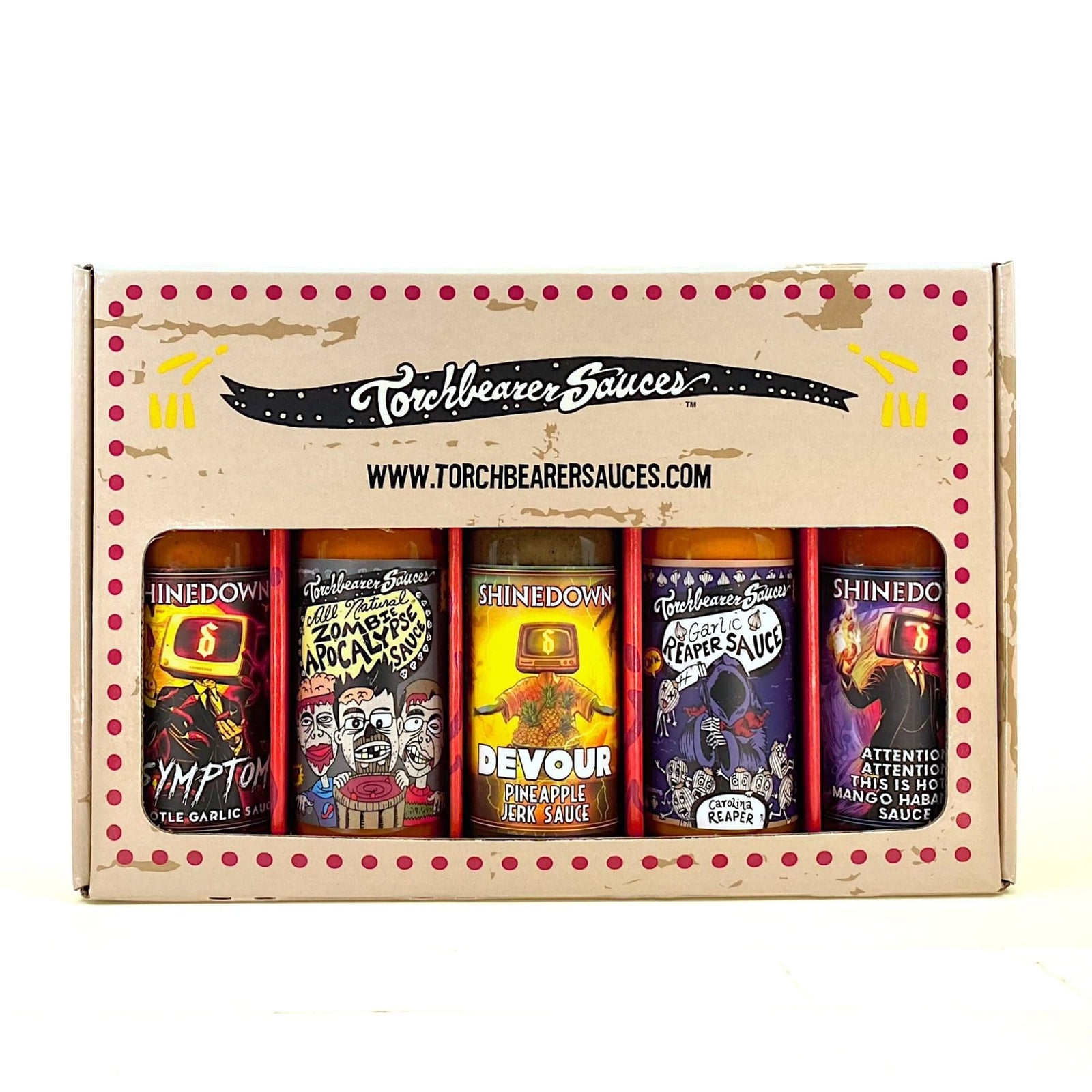 Shinedown Super Hot Sauce 5-Pack - TorchBearer Sauces