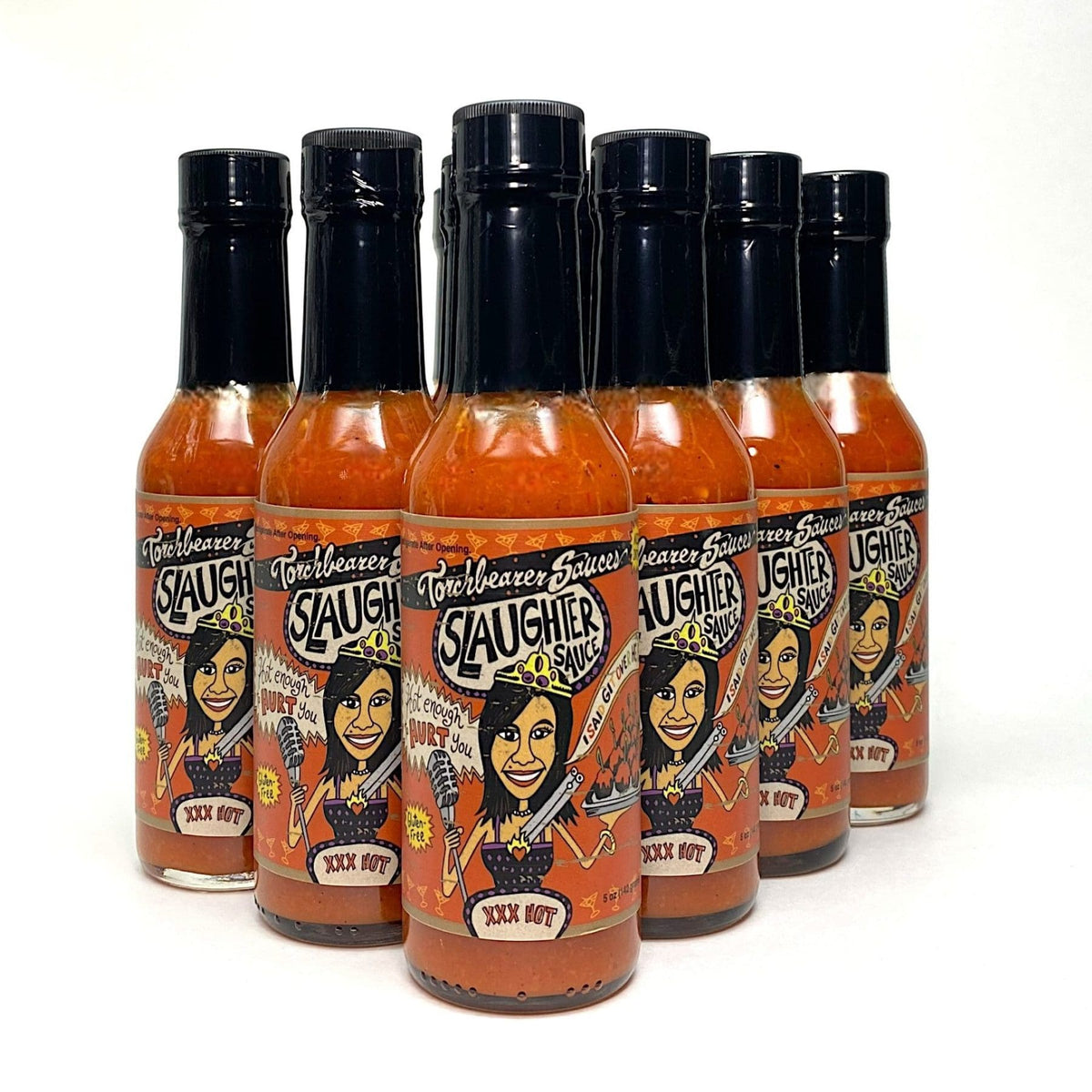 Slaughter Sauce habanero packed hot sauce | Case of 12 | TorchBearer Sauces