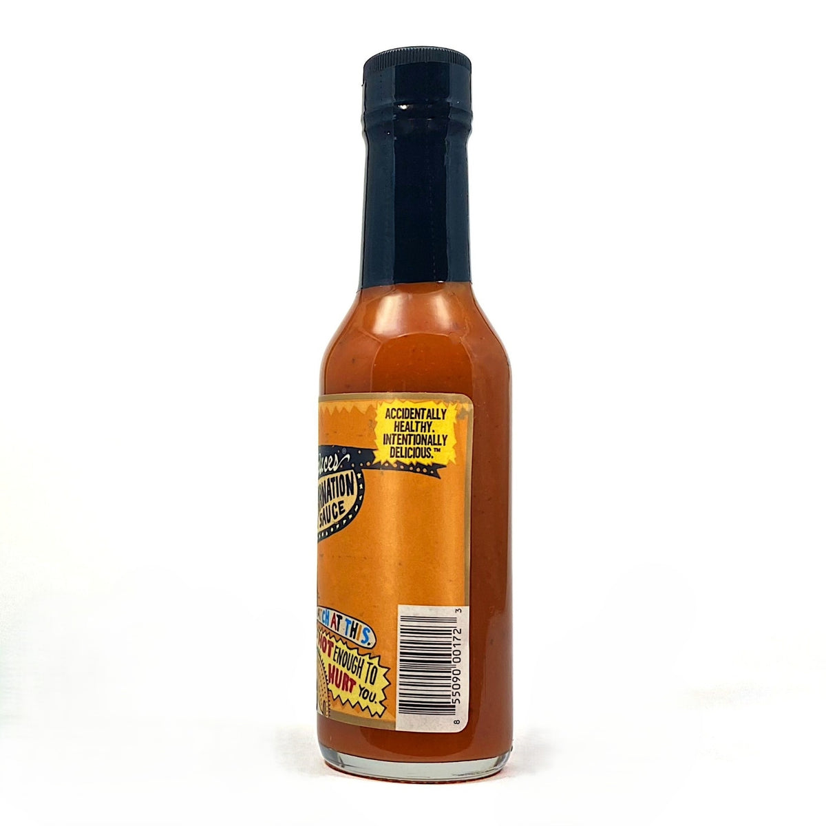 Tarnation Sauce™ side view with barcode